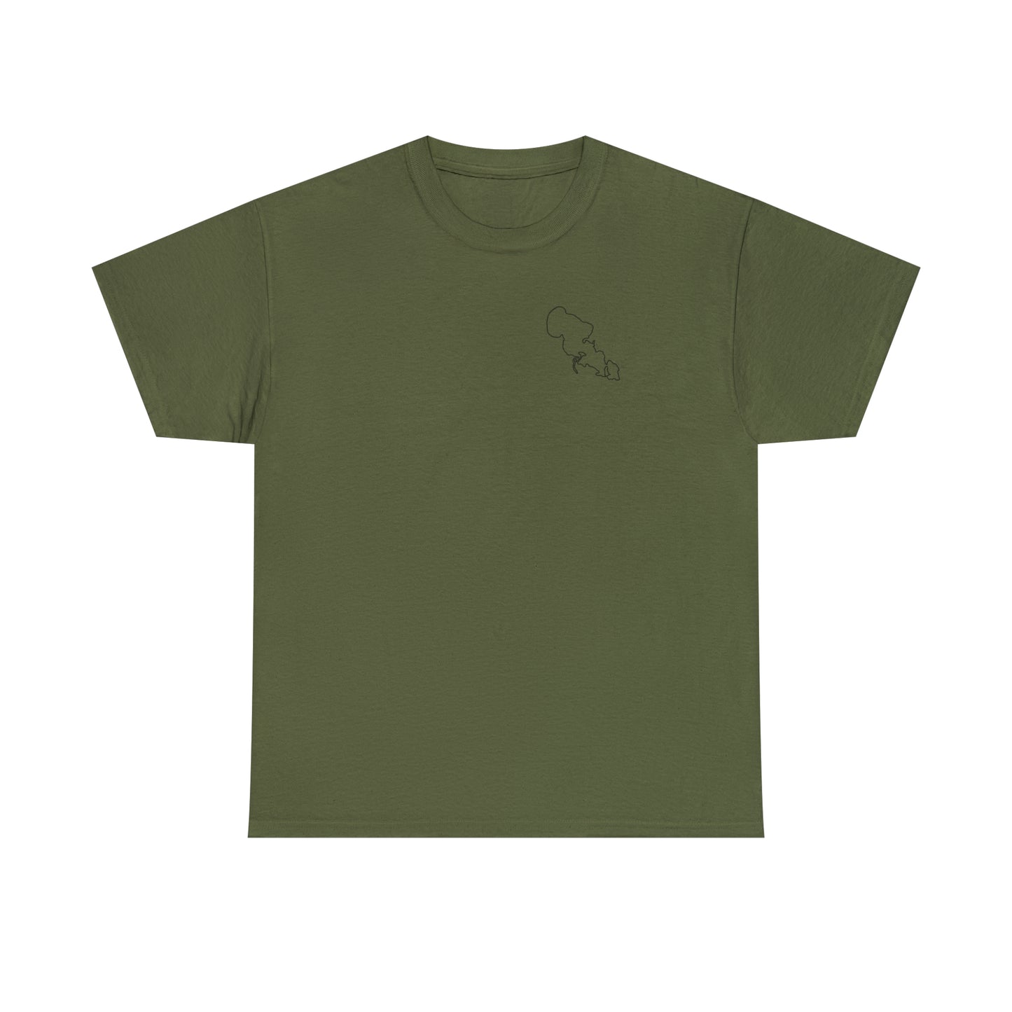 Trolling Motor Fishing - Lac LaBelle Unisex Heavy Tee Shirt