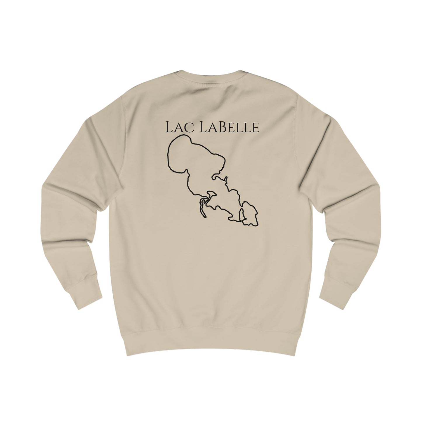 Row Boat Dog Fishing - Lac LaBelle Men's Crewneck