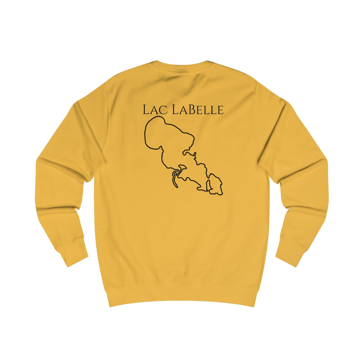 Row Boat Dog Fishing - Lac LaBelle Men's Crewneck