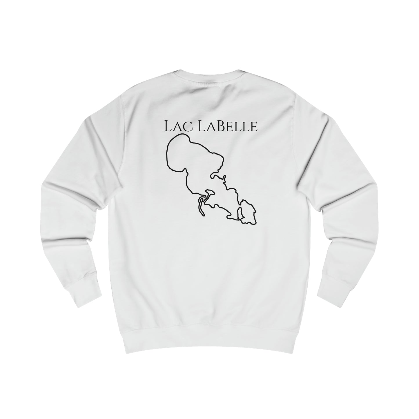 Row Boat Dog Fishing - Lac LaBelle Men's Crewneck