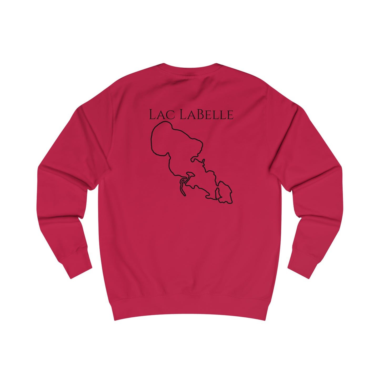 Row Boat Dog Fishing - Lac LaBelle Men's Crewneck