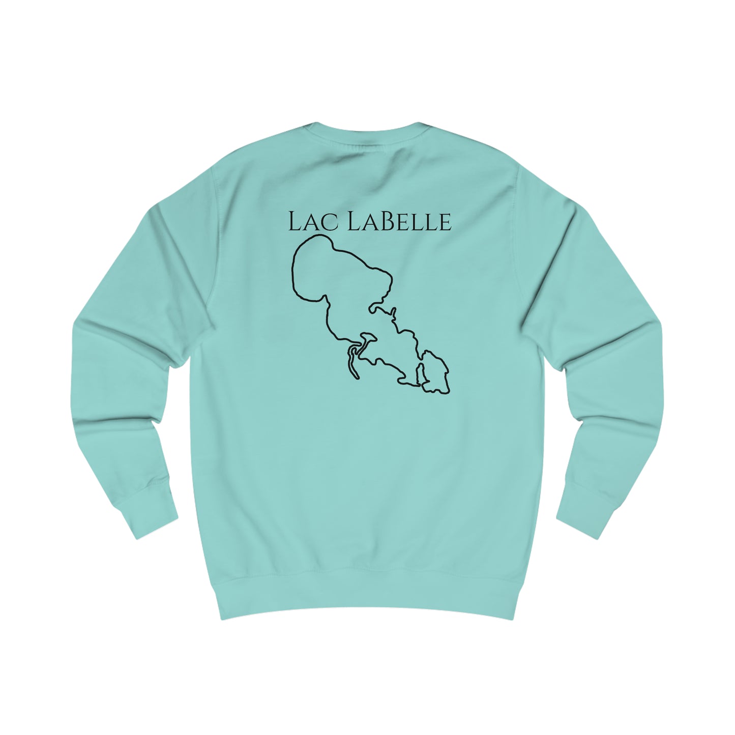 Row Boat Dog Fishing - Lac LaBelle Men's Crewneck