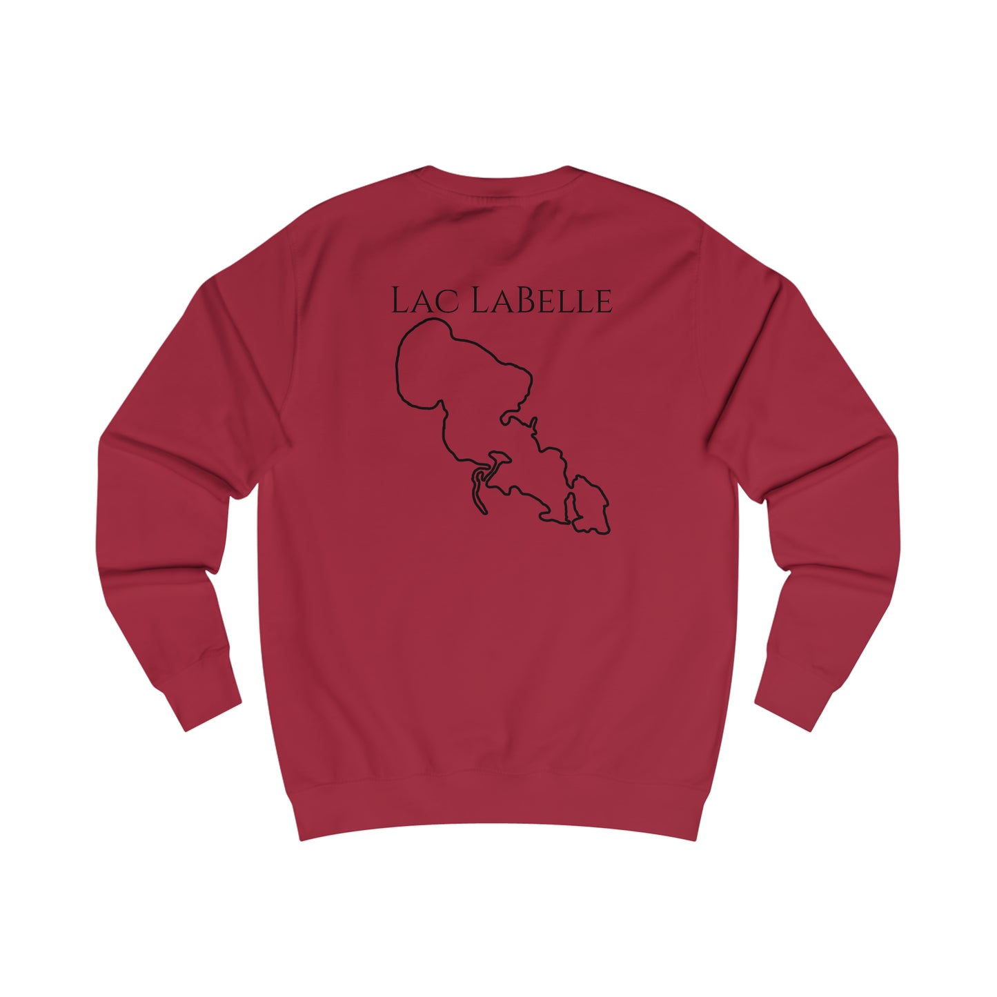 Row Boat Dog Fishing - Lac LaBelle Men's Crewneck