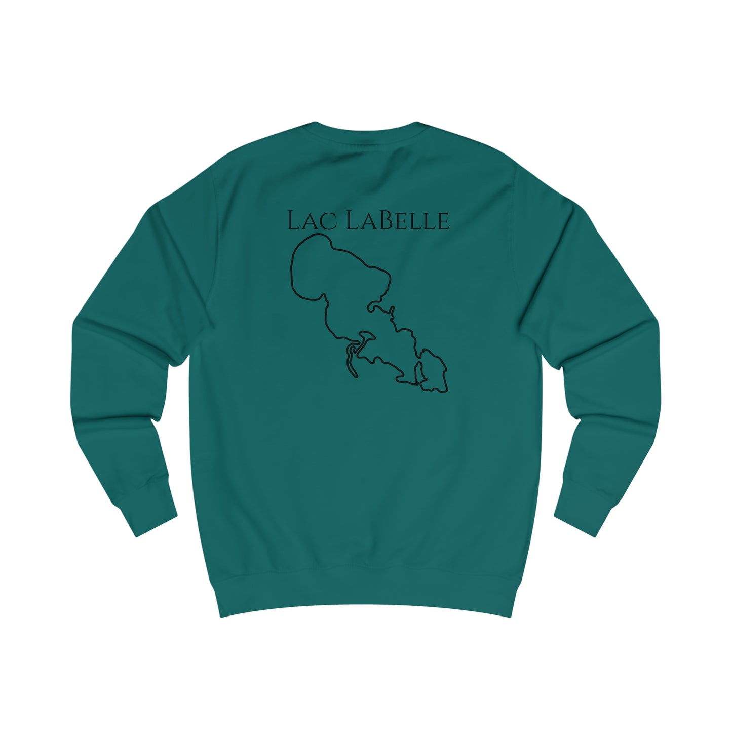 Row Boat Dog Fishing - Lac LaBelle Men's Crewneck