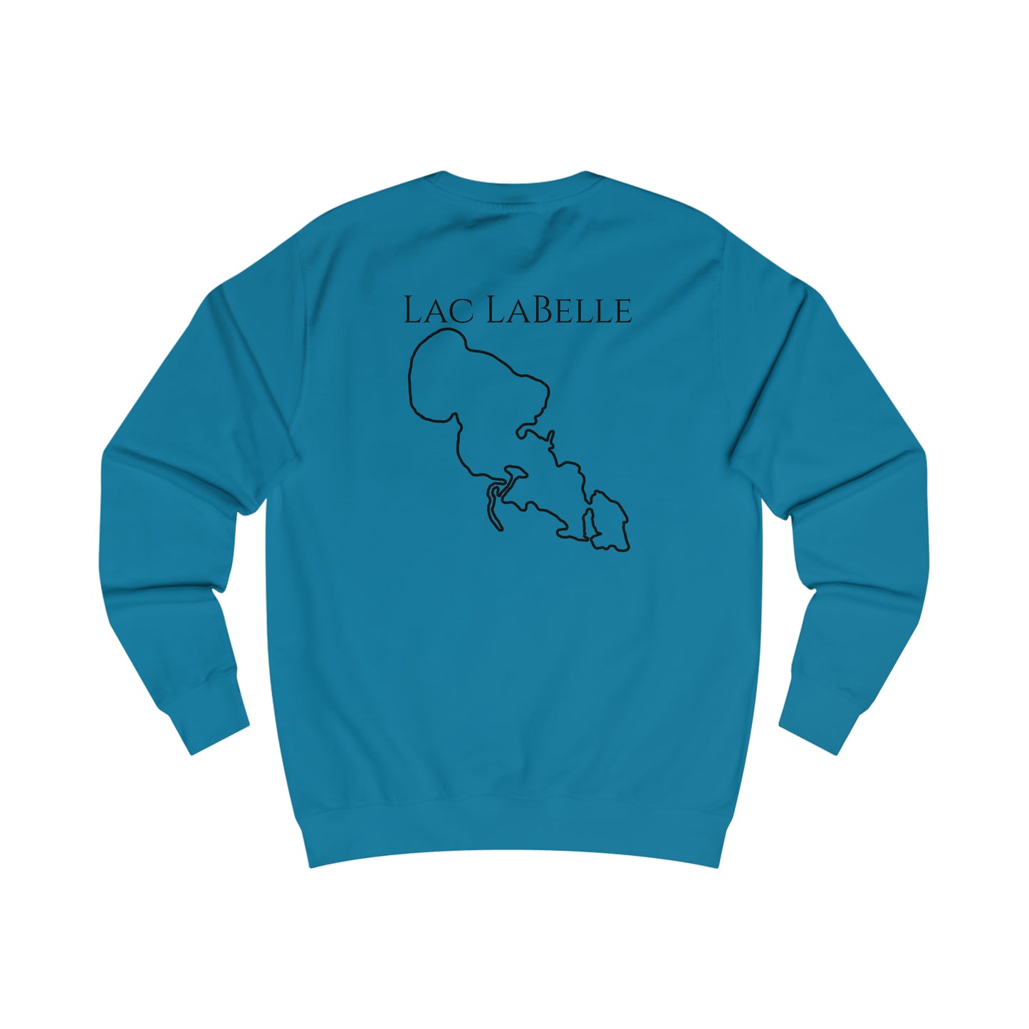 Row Boat Dog Fishing - Lac LaBelle Men's Crewneck