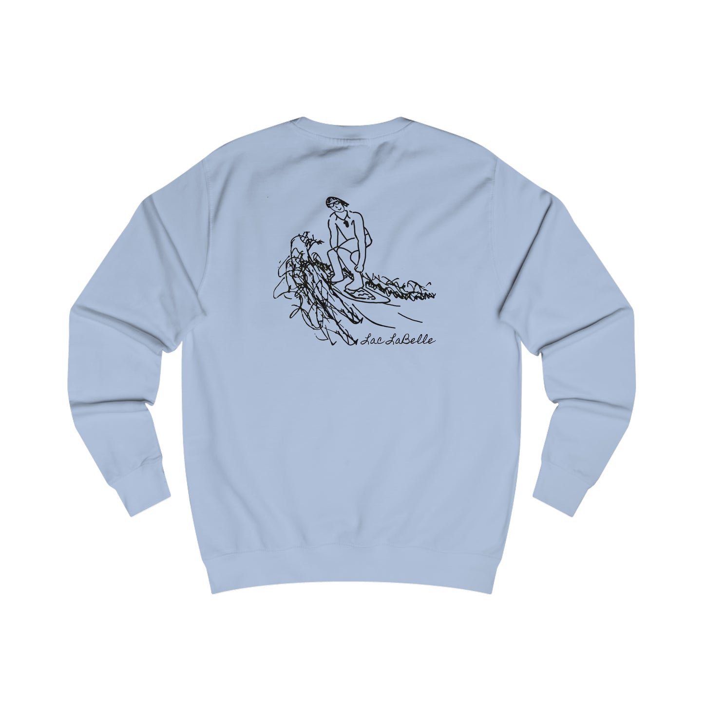 Surf Sketch, Lac LaBelle Men's Crewneck