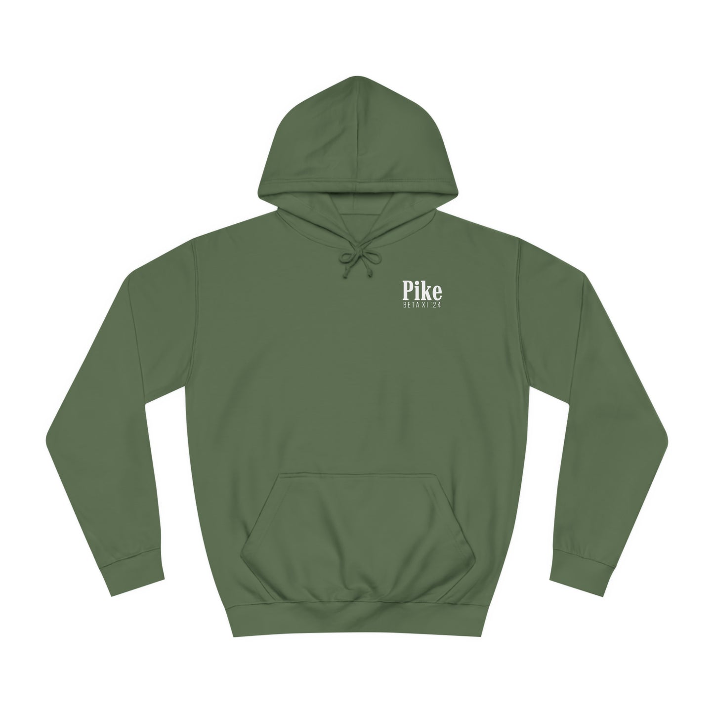 Pike Final Mockup Budweiser Red Unisex Hoodie Medium Weight