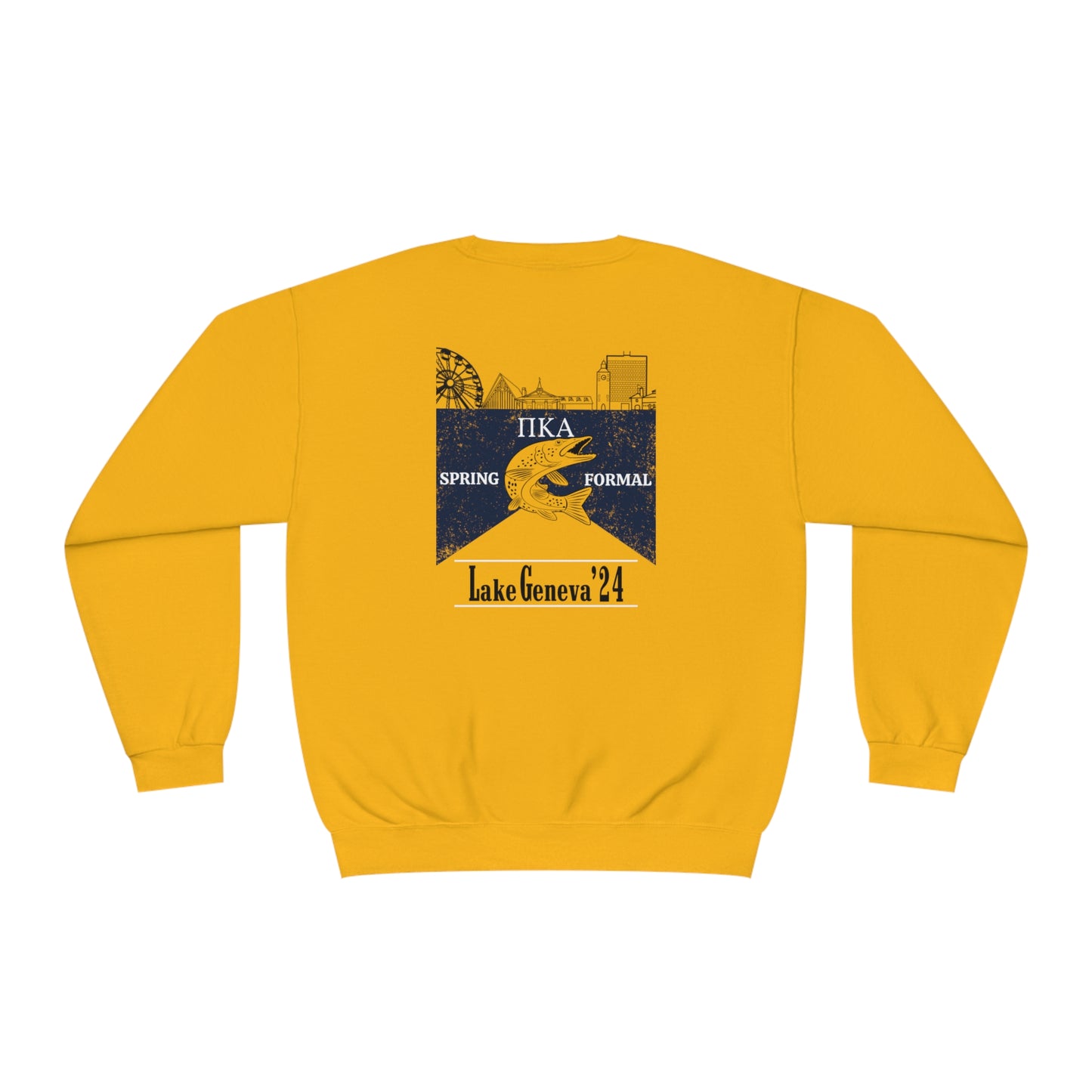 Copy of Pike Mockup 1 Crewneck Sweatshirt budwiser red