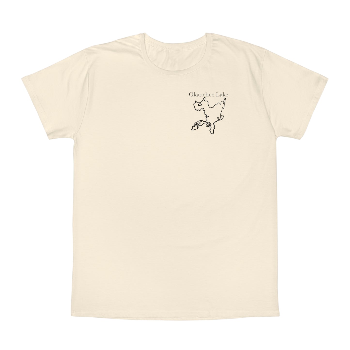 Okauchee Lake, kayak back - Unisex Lightweight short sleeve