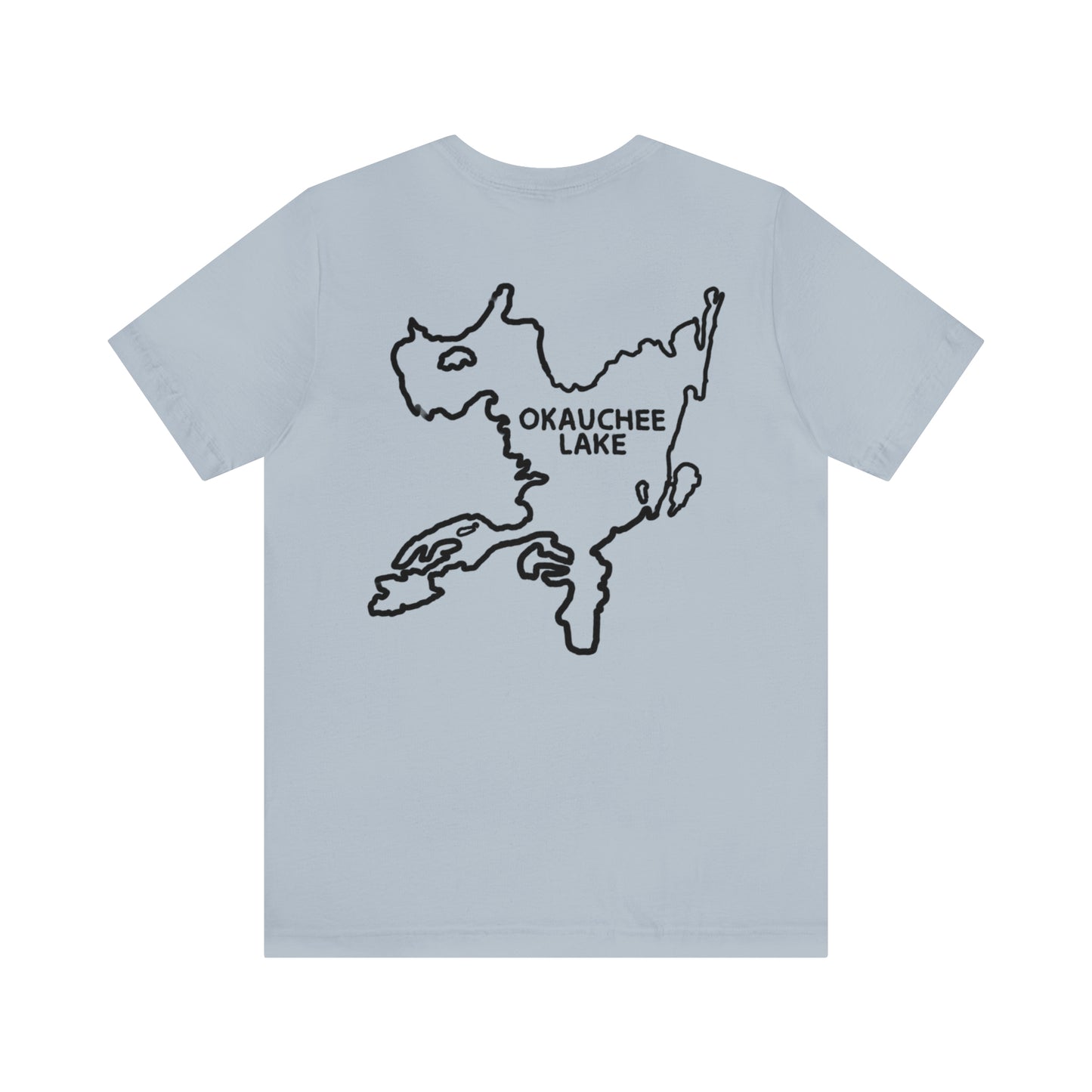 Okauchee Lake, Malibu Wakesetter - Unisex Lightweight Short Sleeve Tee