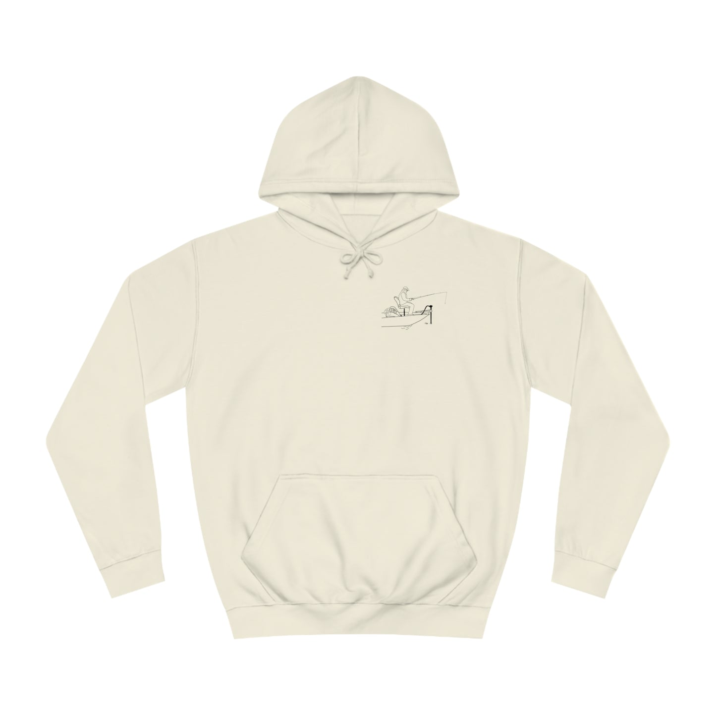 Trolling Motor Fishing Patch - Lac LaBelle Unisex Hoodie Medium Weight