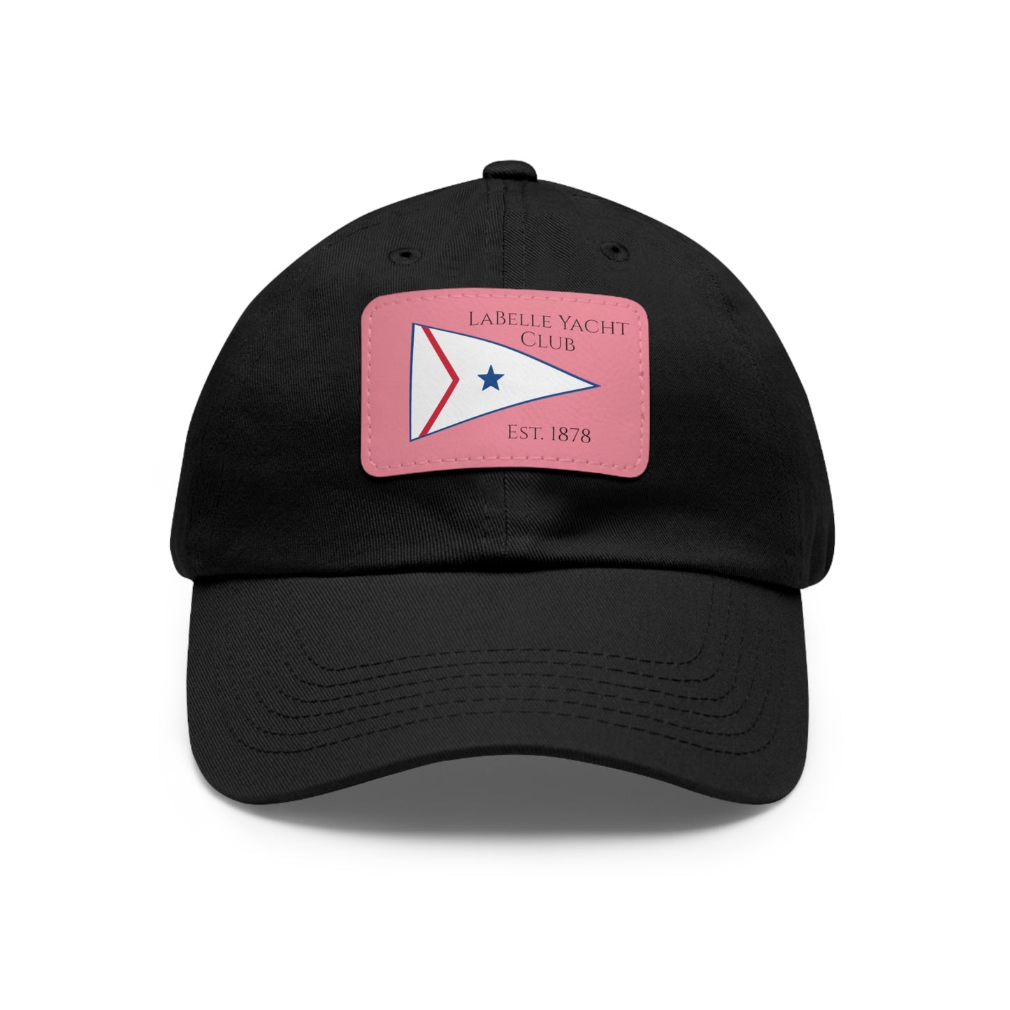 LaBelle Yacht Club Embroidered Hat with Leather Patch