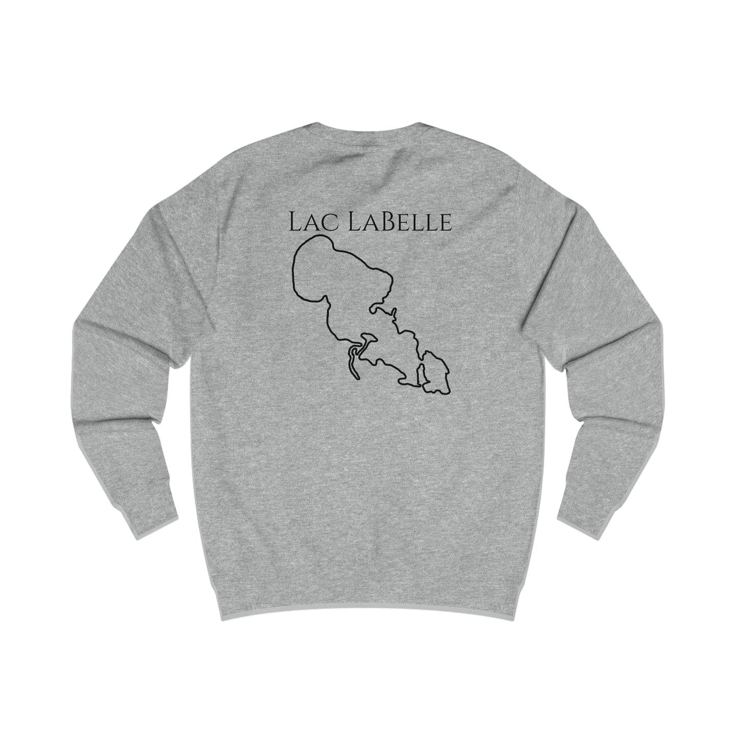 Row Boat Dog Fishing - Lac LaBelle Men's Crewneck