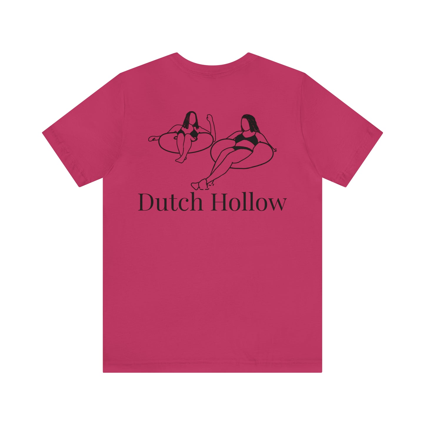 Dutch Hollow Lake, Inner Tube Girls - Unisex Lightweight Short Sleeve Tee