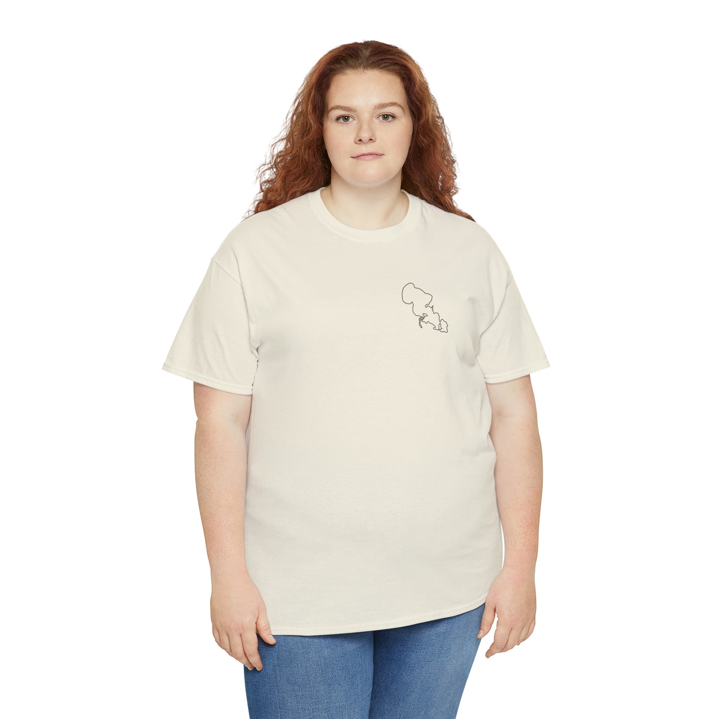 Trolling Motor Fishing - Lac LaBelle Unisex Heavy Tee Shirt