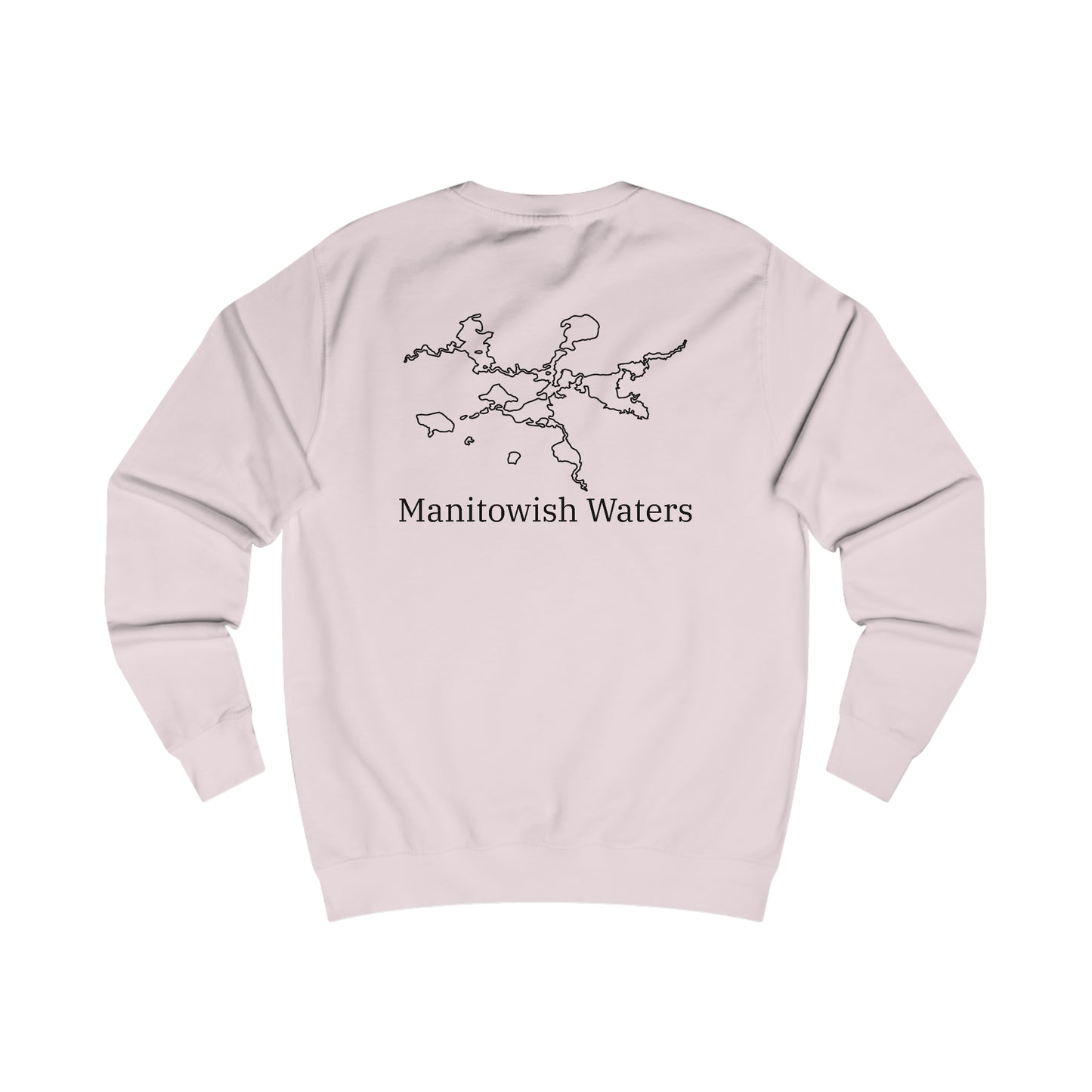 Manitowish Waters Row Boat Dog Fishing - Men's Crewneck