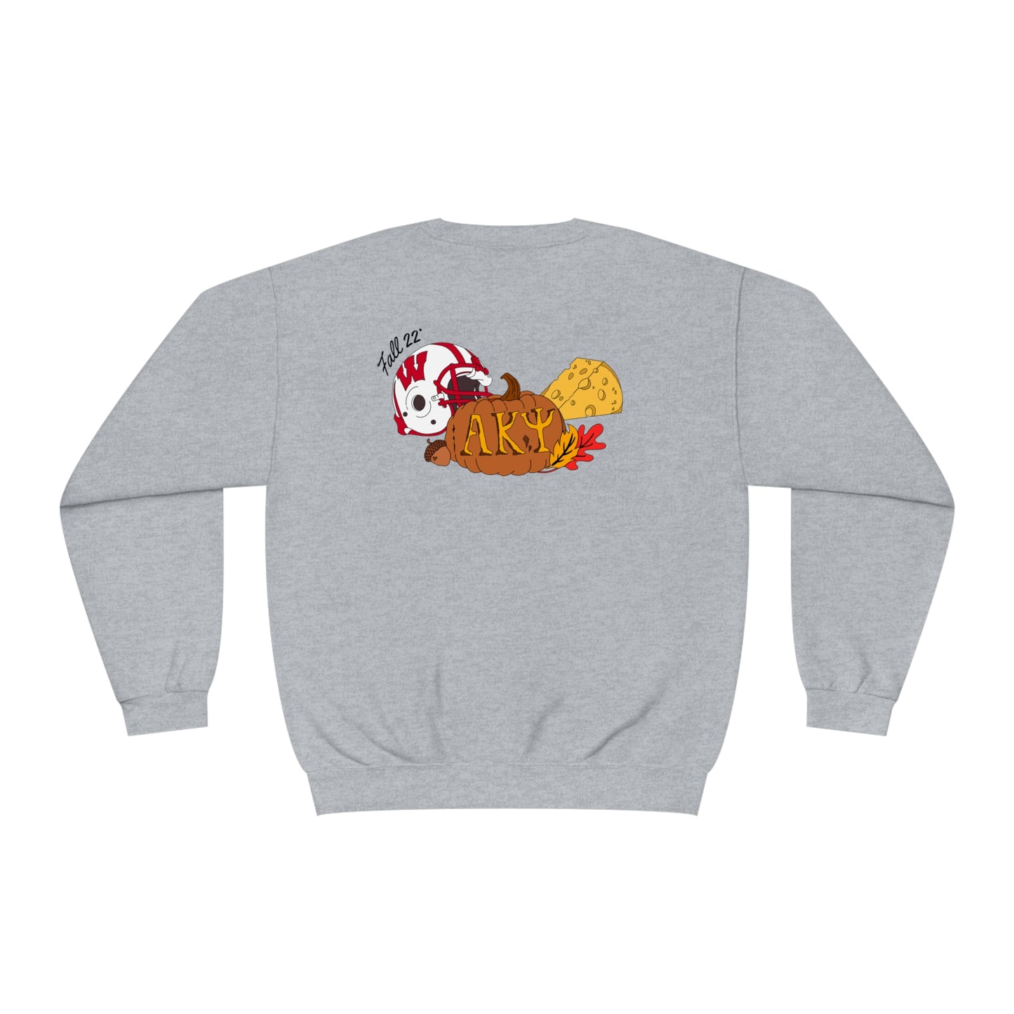 Fall 22 AkPsi With Leaf - Unisex NuBlend® Crewneck Sweatshirt