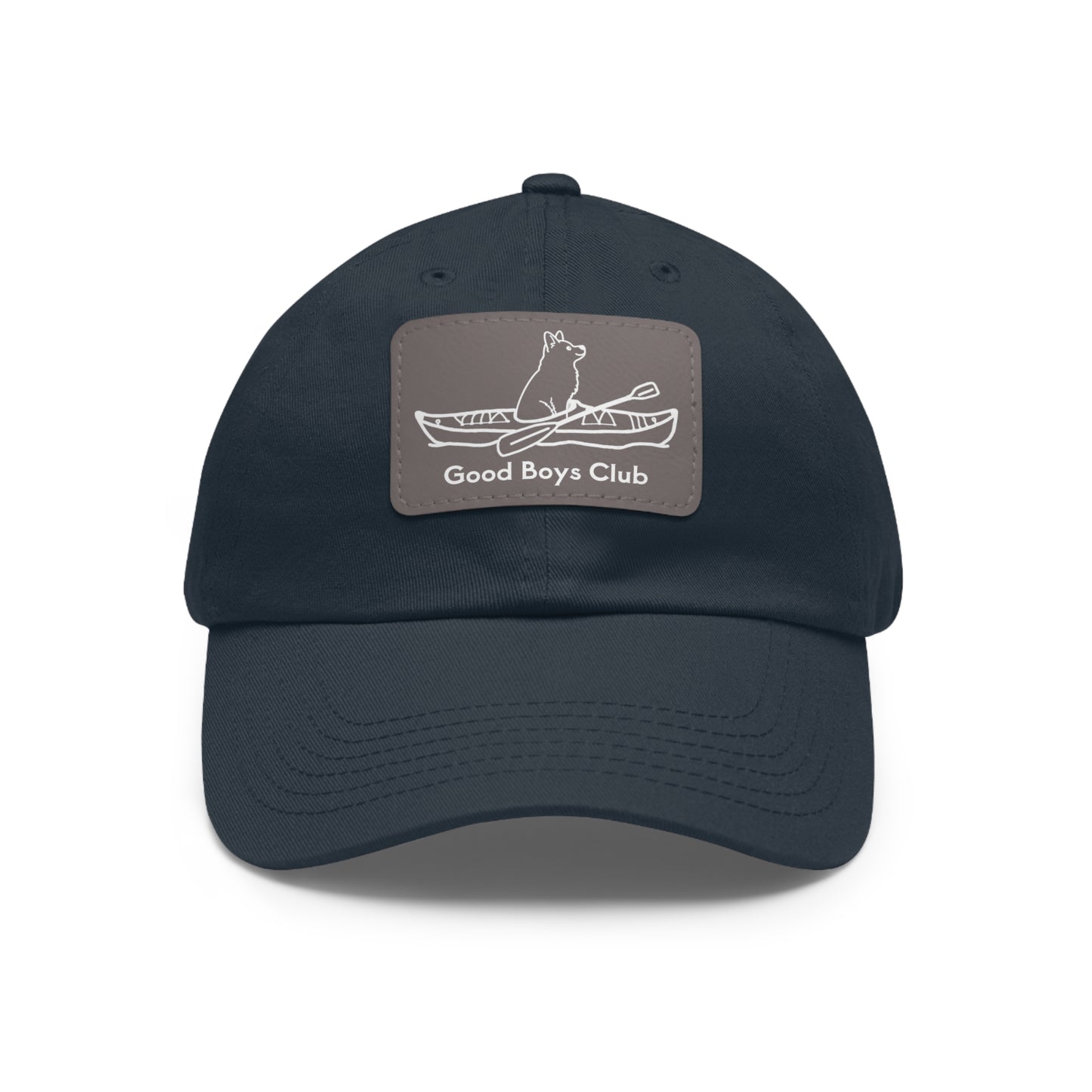 Good Boys Club Husky Kayak Dog - Hat with Leather Patch