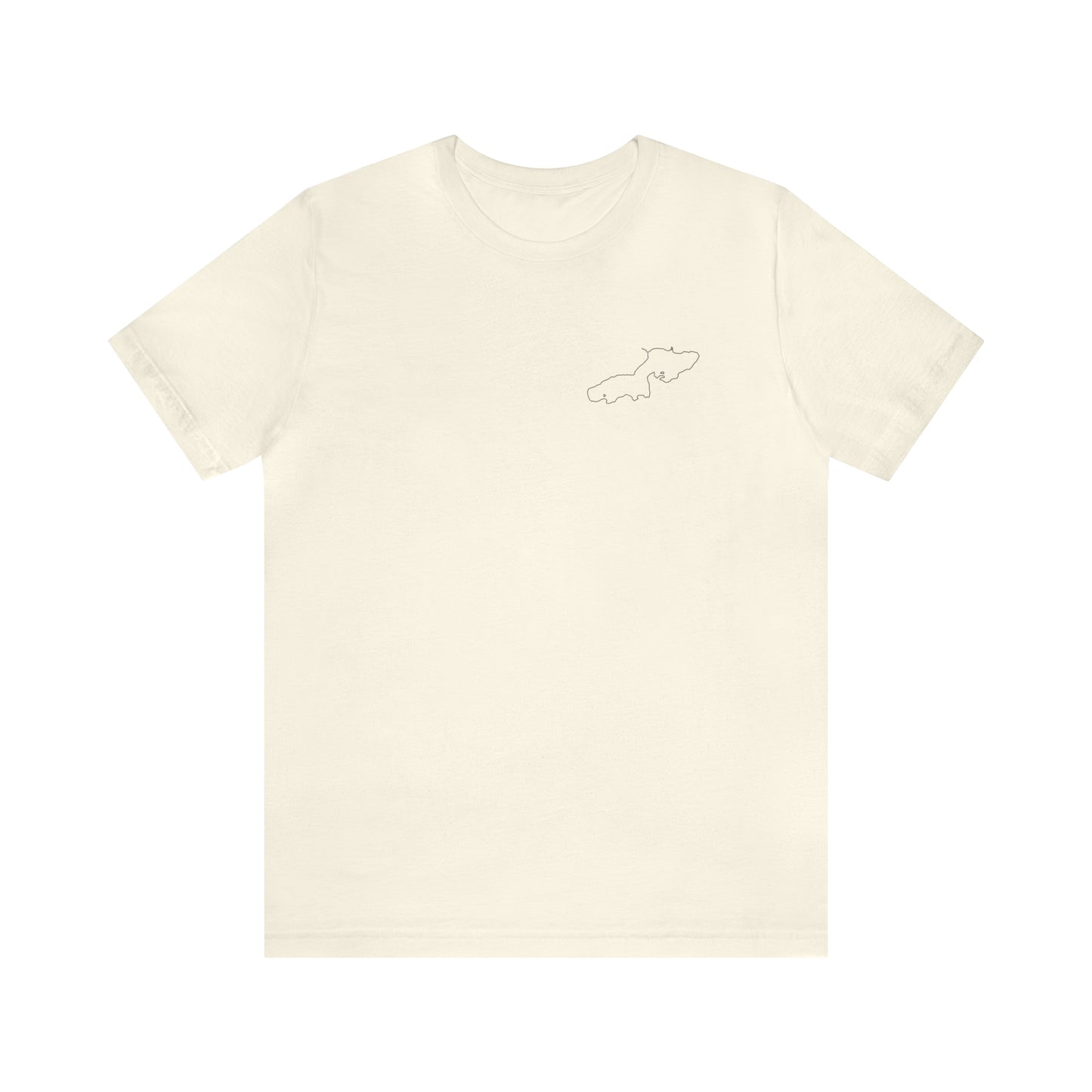 Pewaukee Lake, Inner Tube Girls - Unisex Lightweight Short Sleeve Tee