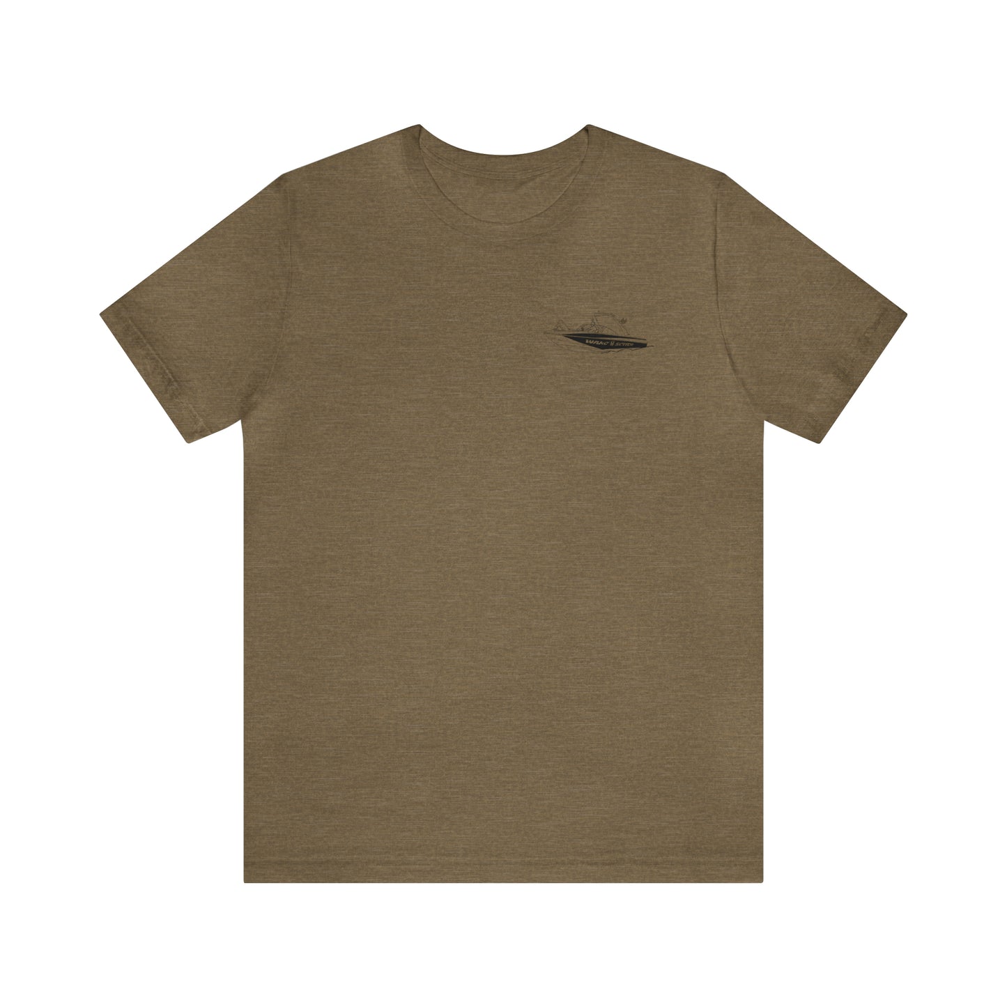 Okauchee Lake, Malibu Wakesetter - Unisex Lightweight Short Sleeve Tee