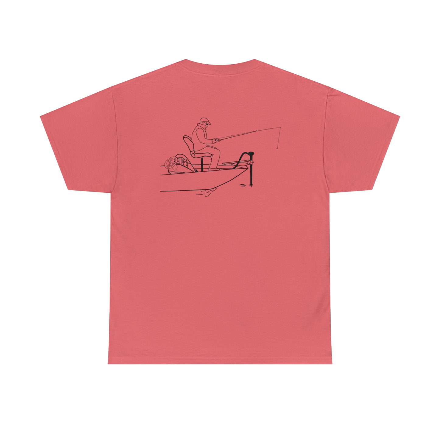 Okauchee Lake, Trolling Motor Fishing - Unisex Heavy Tee Shirt