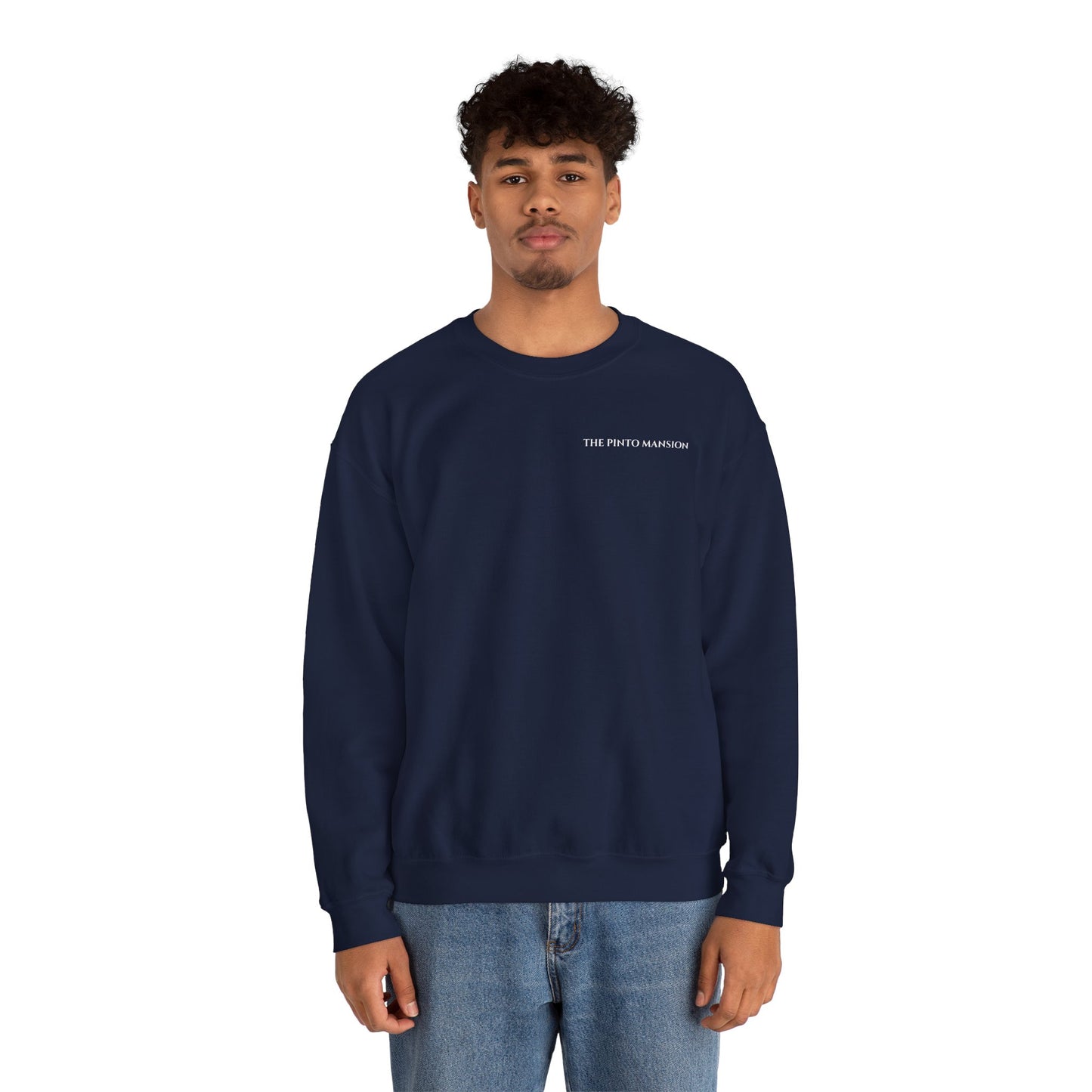 The Pinto Mansion Unisex Crewneck Sweatshirt Heavyblend