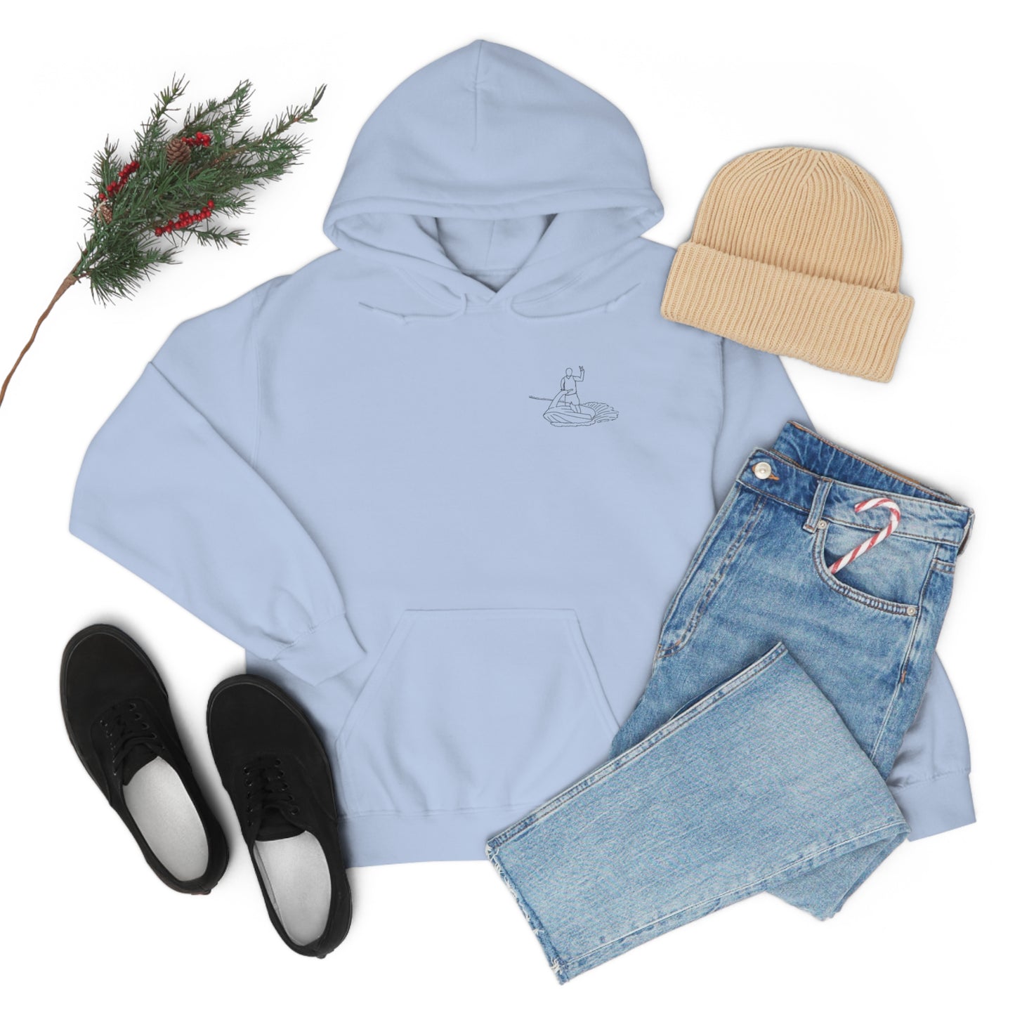 Lac LaBelle, Standup Jetski Peace - Unisex Heavy Blend Hooded Sweatshirt