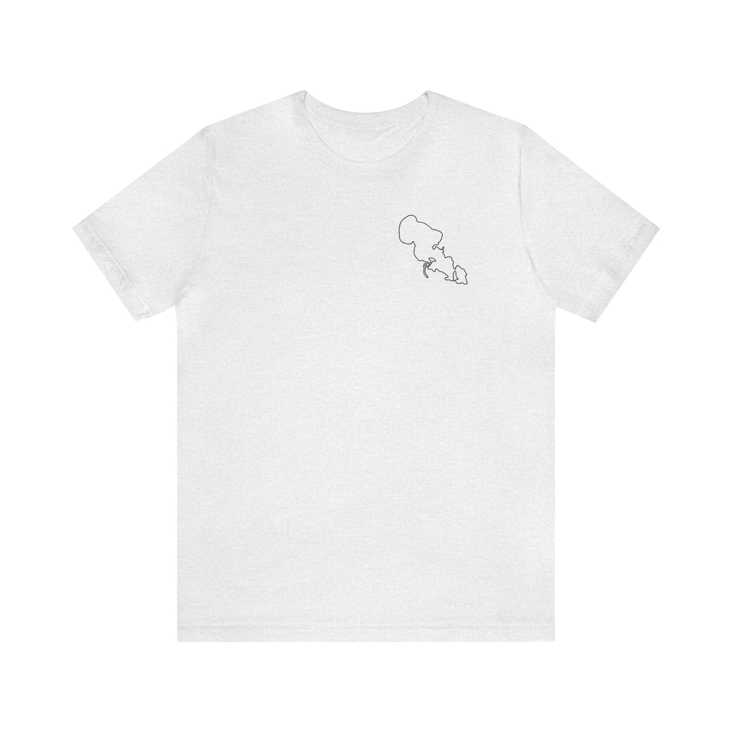 Lac LaBelle, Sailing - Unisex Lightweight Short Sleeve Tee