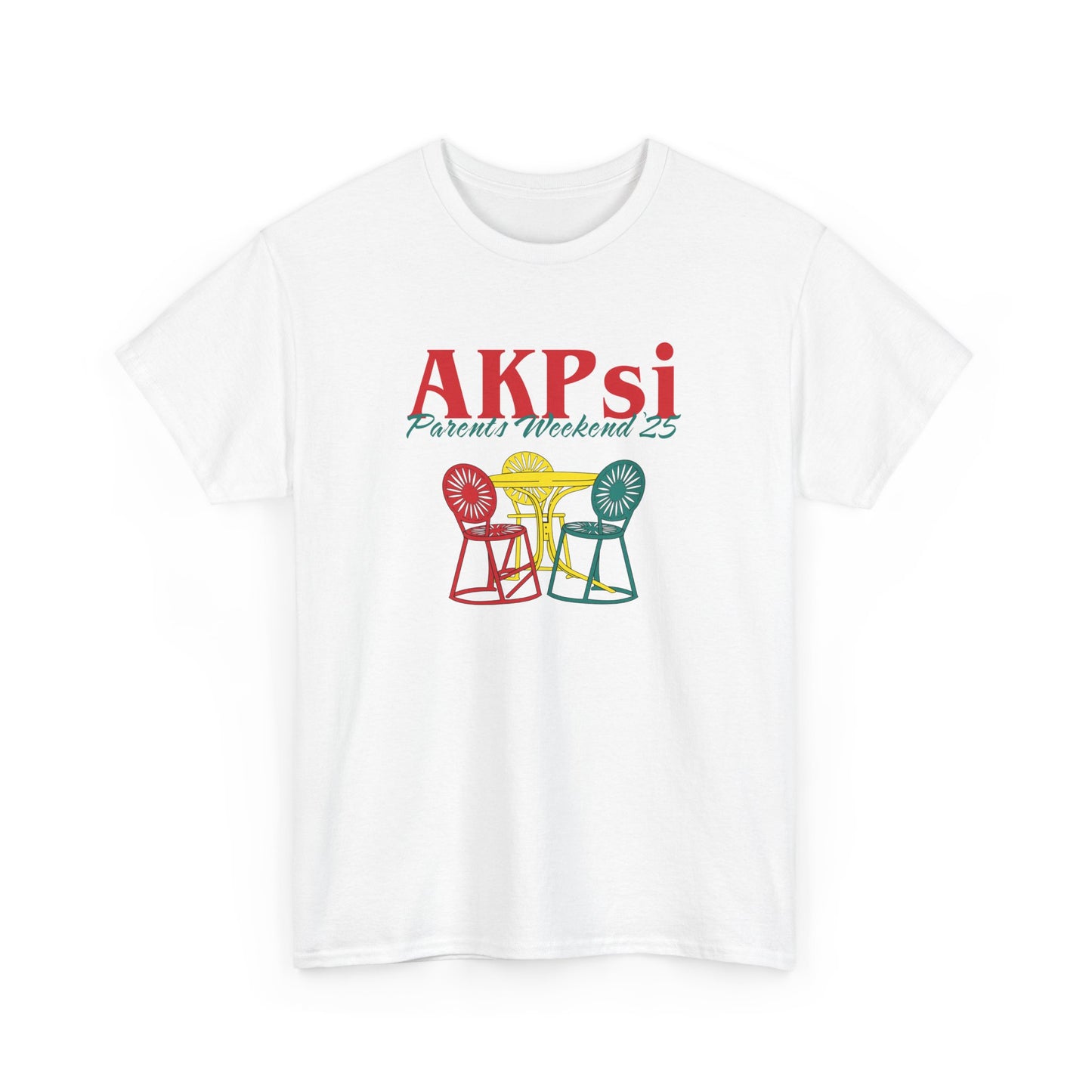 AKPsi Parents Weekend Unisex Heavy Cotton Tee - Celebrate with Comfort!