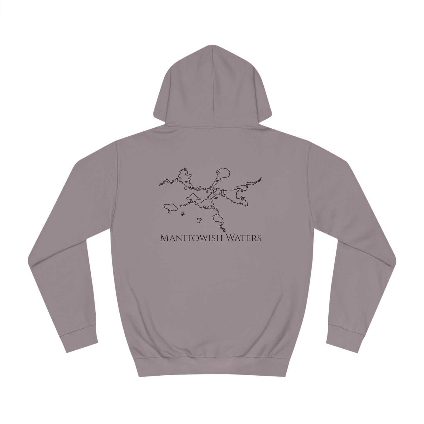 Manitowish Waters Surfing Sketch Patch - Unisex Hoodie Medium Weight