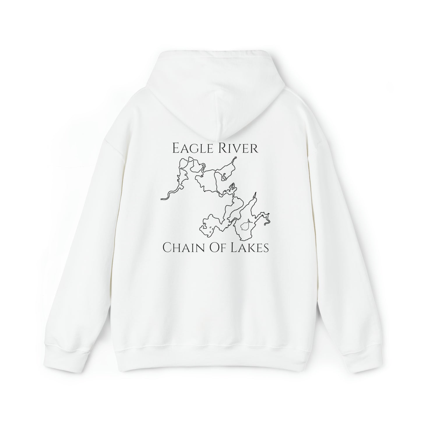 Eagle River Inner Tube Girl - Unisex Heavy Blend Hooded Sweatshirt