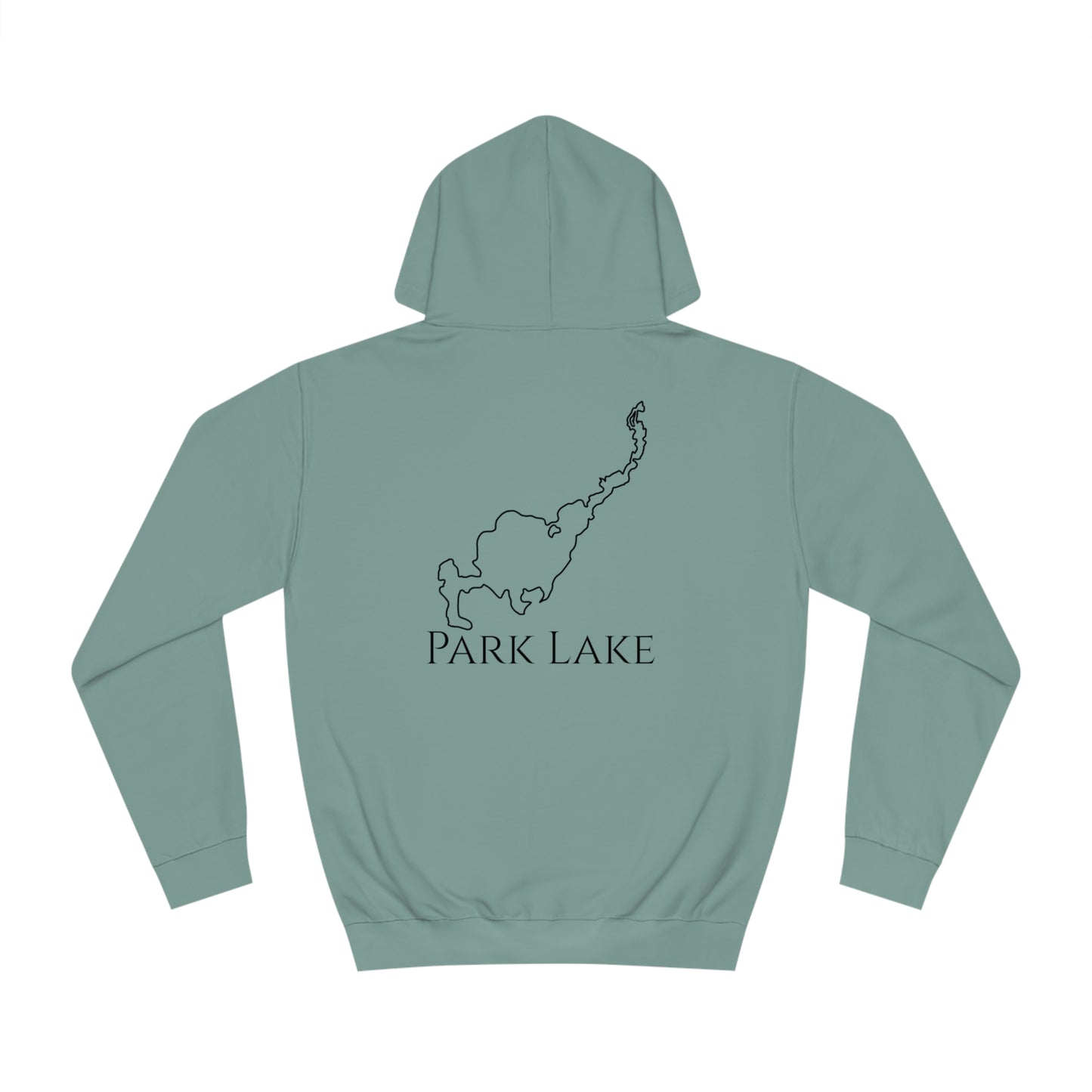 Paddle Board Girl - Park Lake Unisex Hoodie Medium Weight