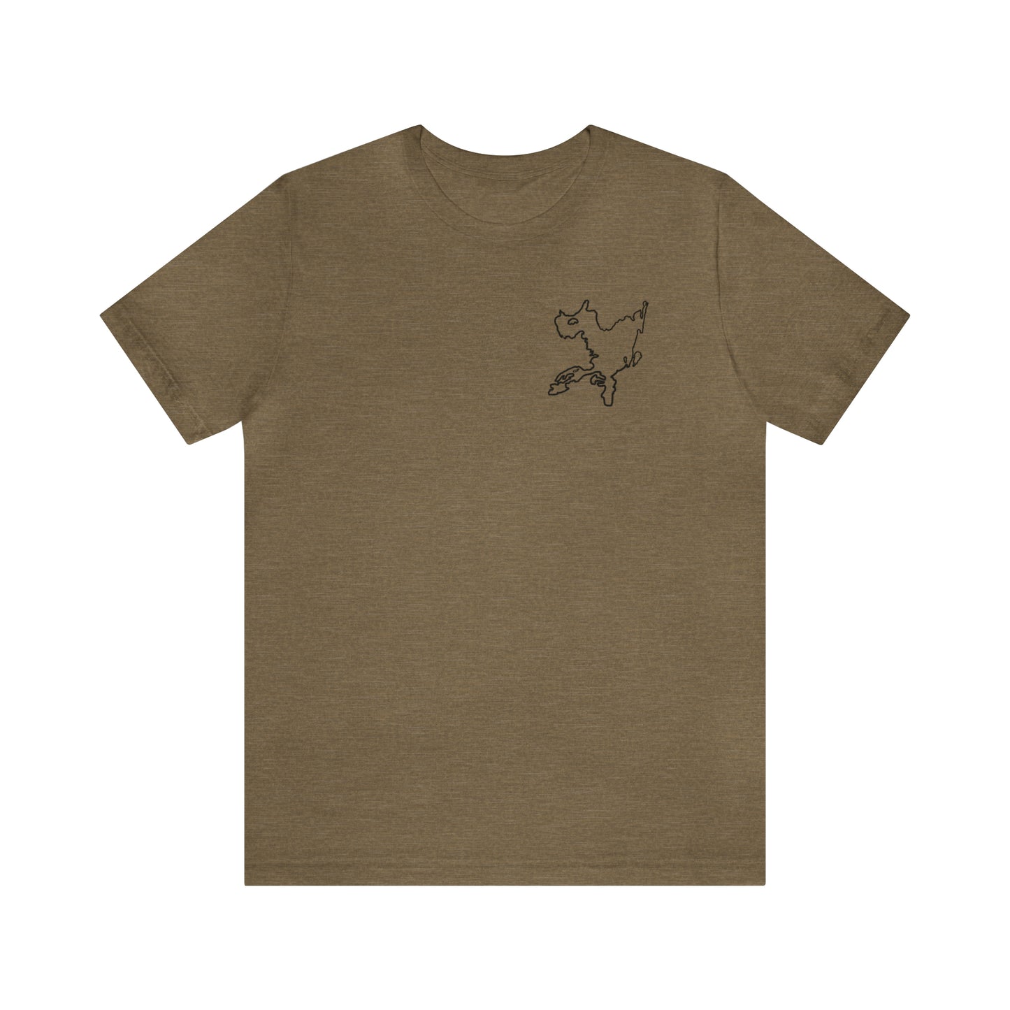 Wisconsin Sailing - Okauchee Lake Unisex Lightweight Short Sleeve Tee