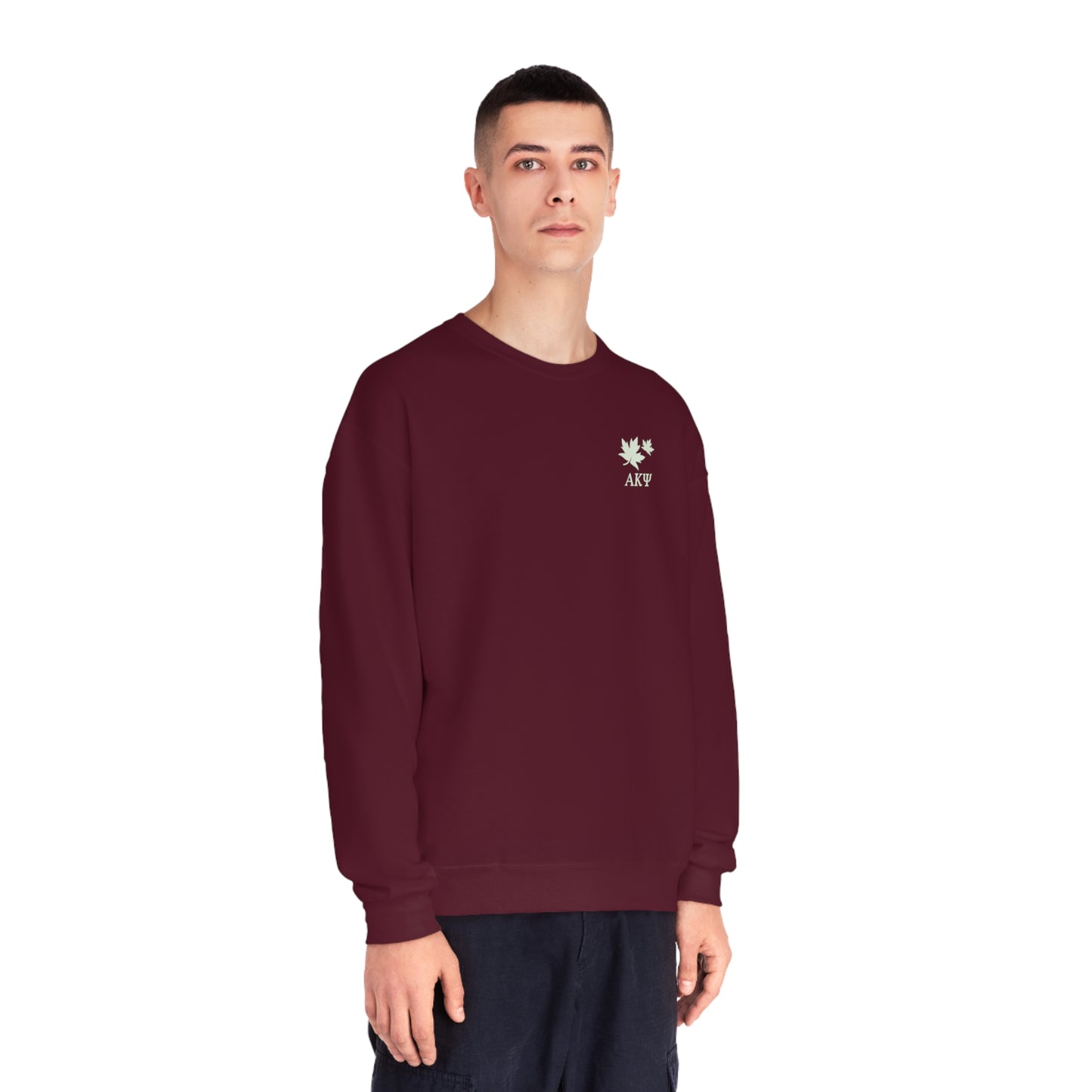 Fall 22 AkPsi With Leaf - Unisex NuBlend® Crewneck Sweatshirt