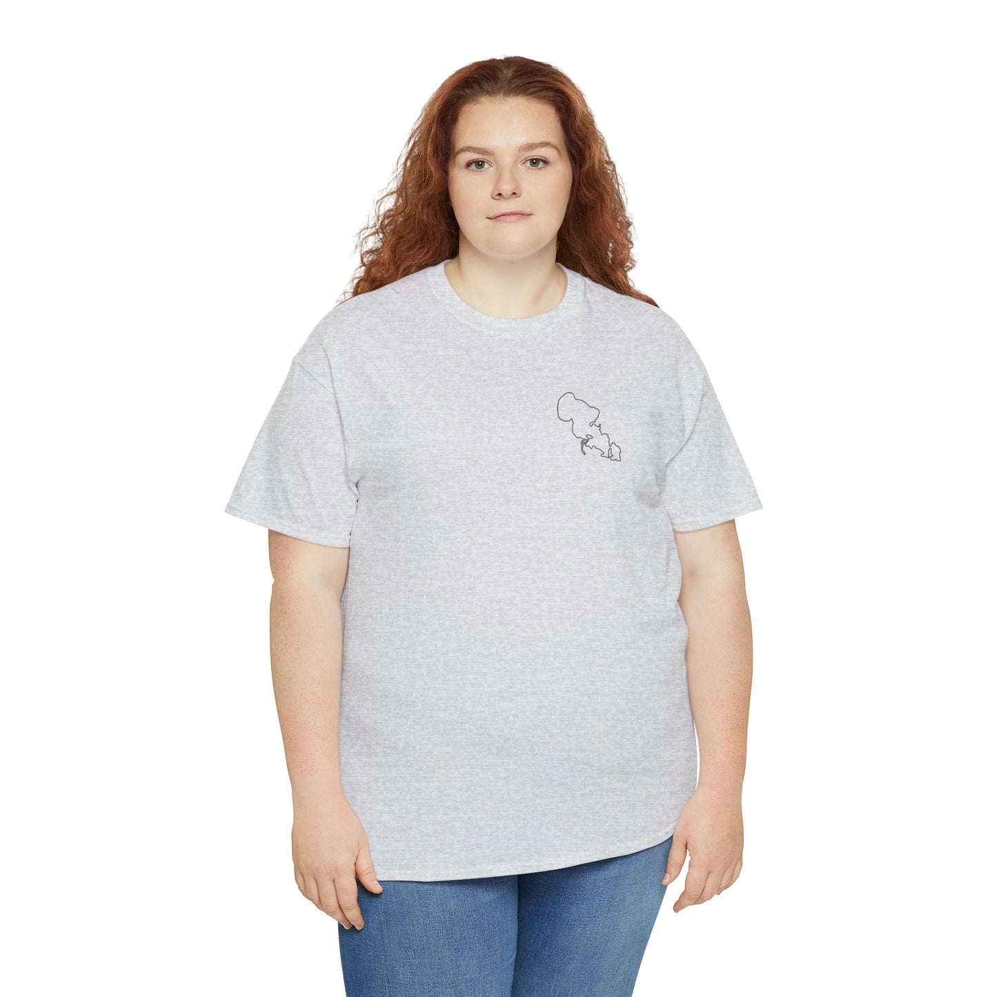 Trolling Motor Fishing - Lac LaBelle Unisex Heavy Tee Shirt