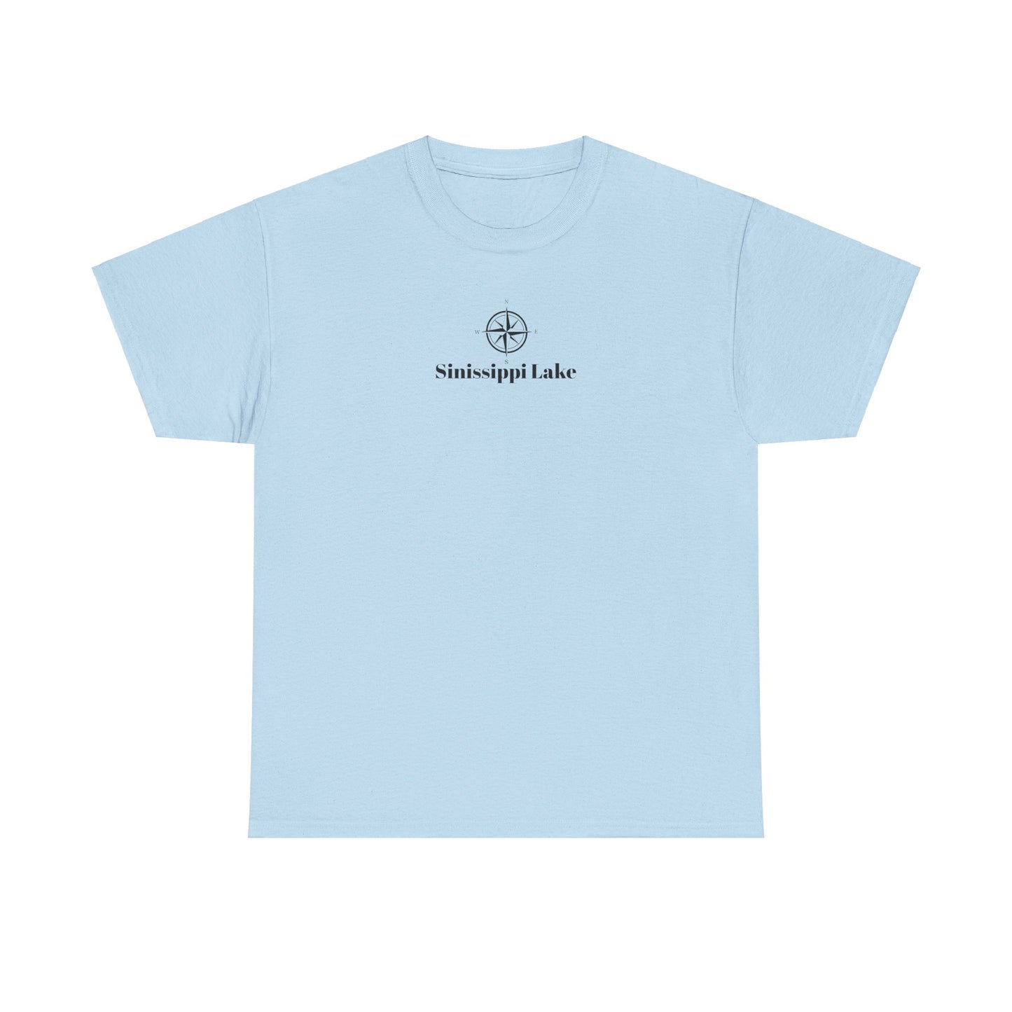 Sinissippi Lake Compass Rose Unisex Heavy Cotton Tee