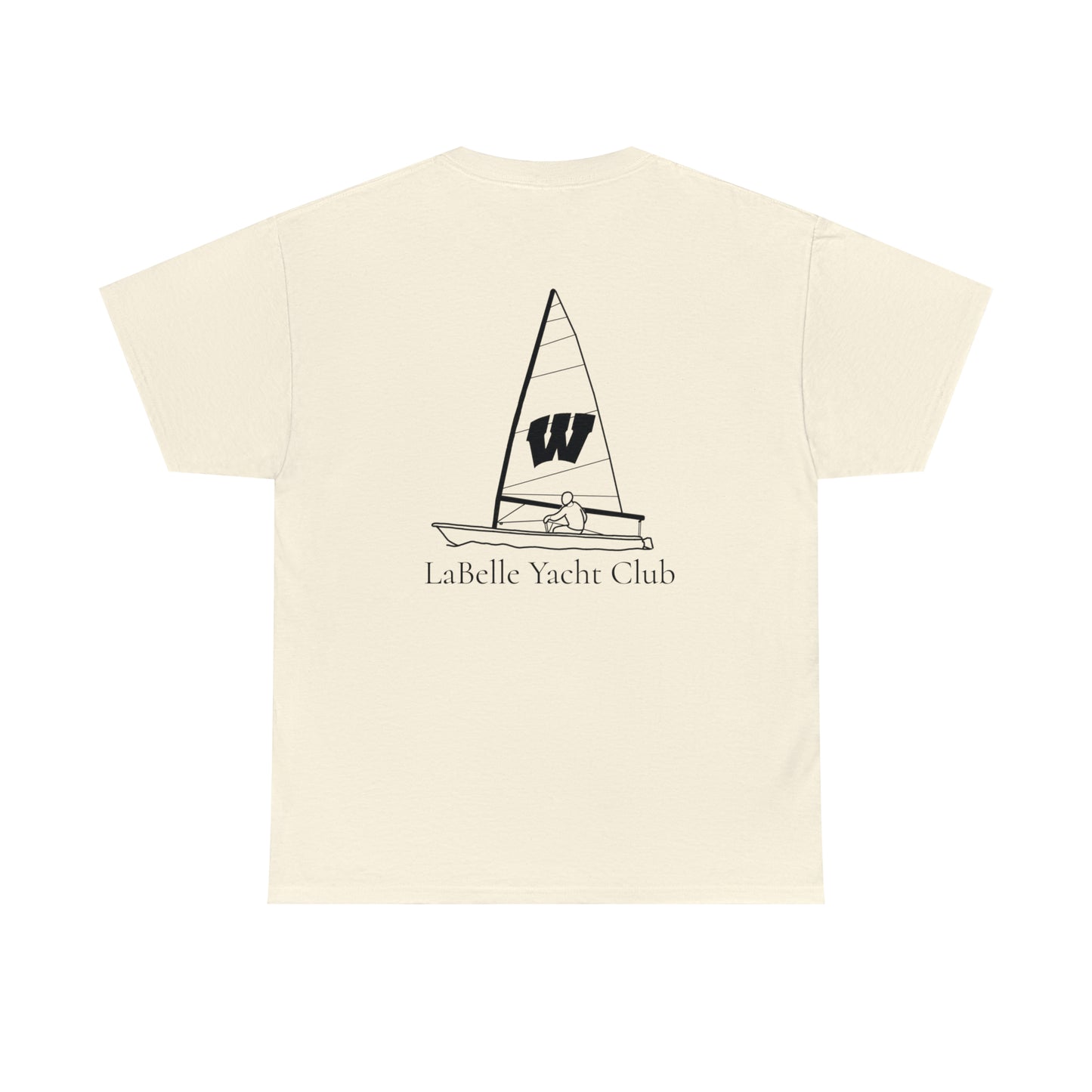 LaBelle Yacht Club Wisconsin Sail Boat - Unisex Heavy Tee Shirt