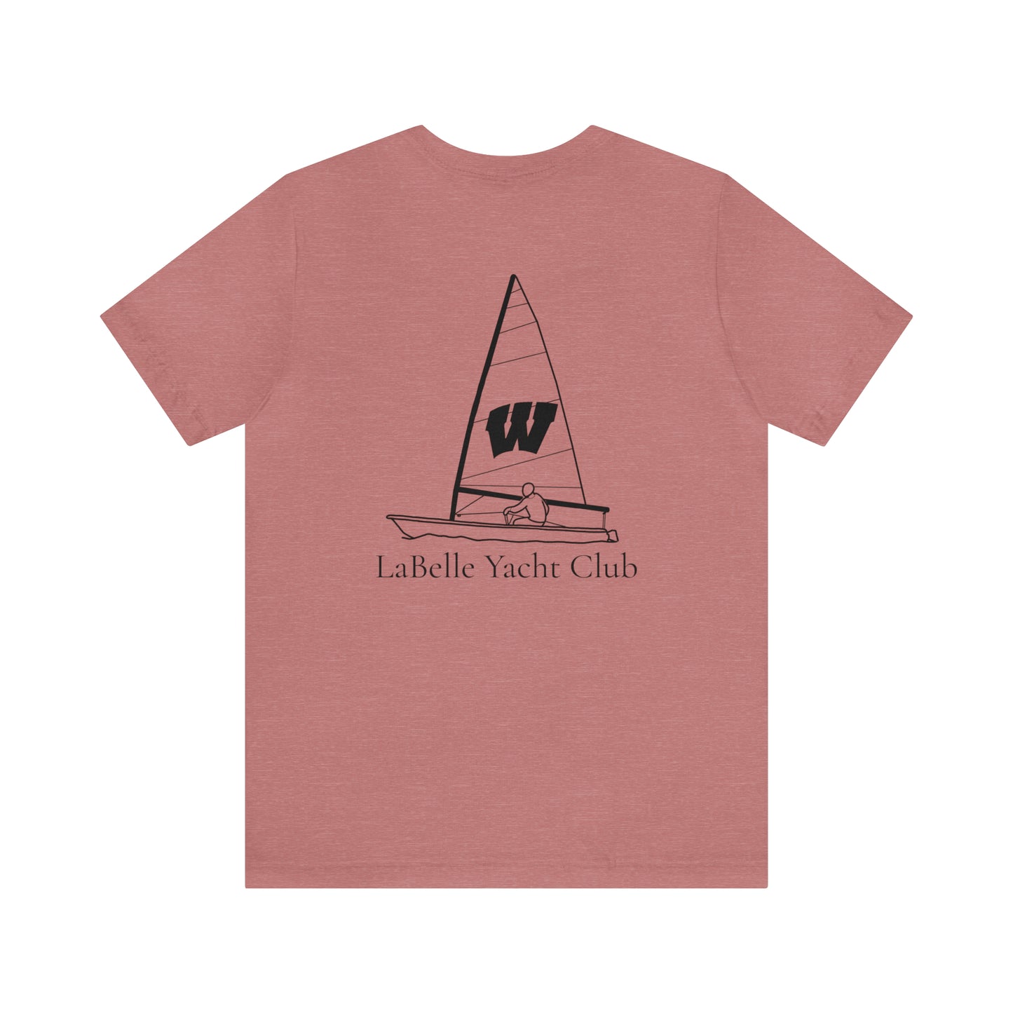 LaBelle Yacht Club Wisconsin Sailing - Unisex Lightweight Short Sleeve Tee