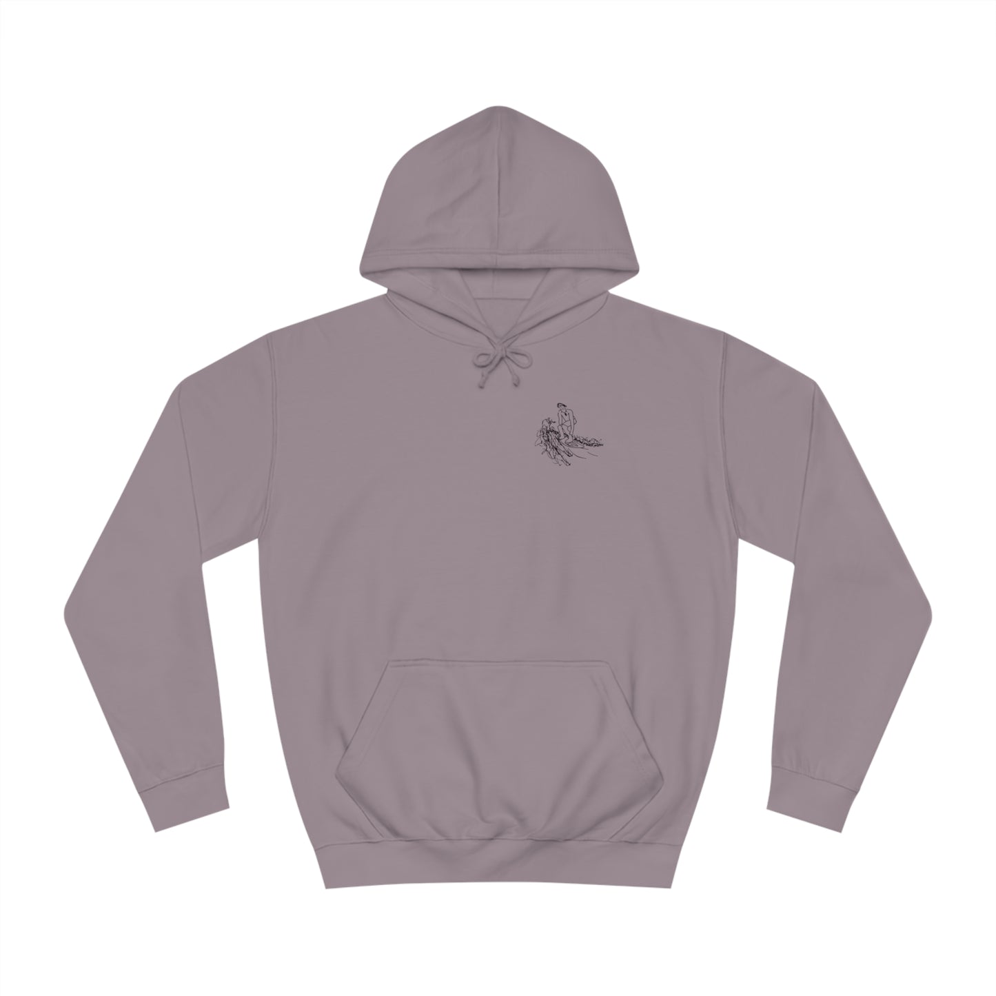 Manitowish Waters Surfing Sketch Patch - Unisex Hoodie Medium Weight