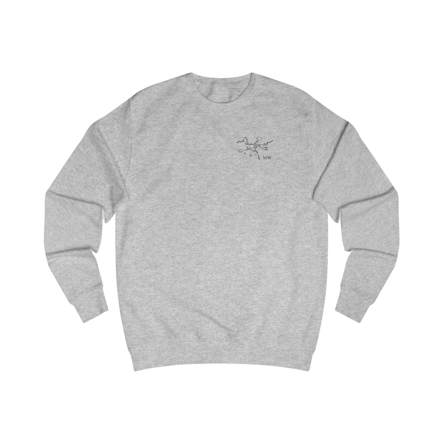 Manitowish Waters Wisconsin Sailing - Men's Crewneck
