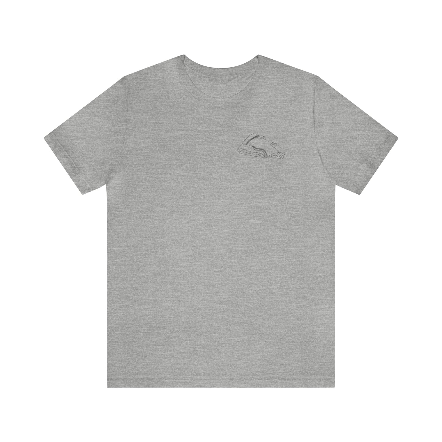 Okauchee Lake, Standup Jetski Fall - Unisex Lightweight Short Sleeve Tee
