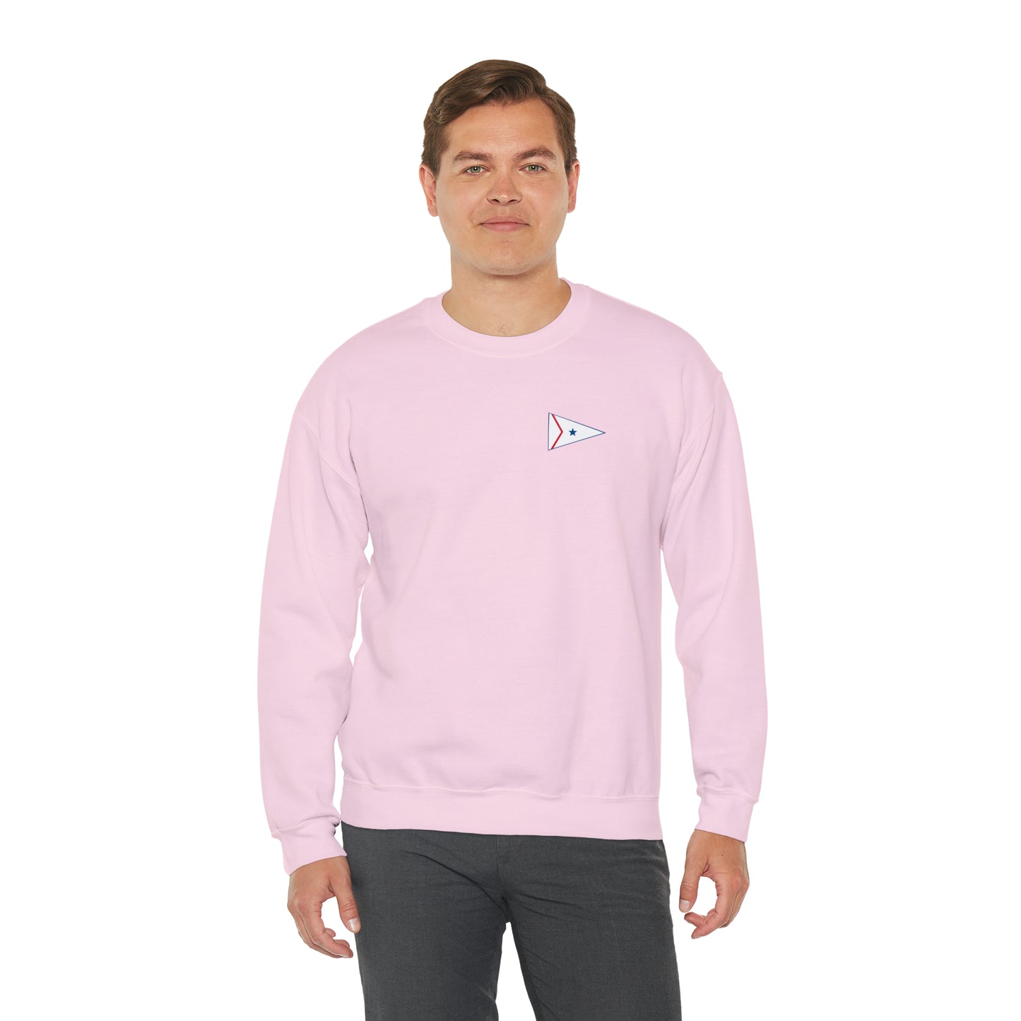 LaBelle Yacht Club Patch Plain Unisex Crewneck Sweatshirt Heavy Blend™