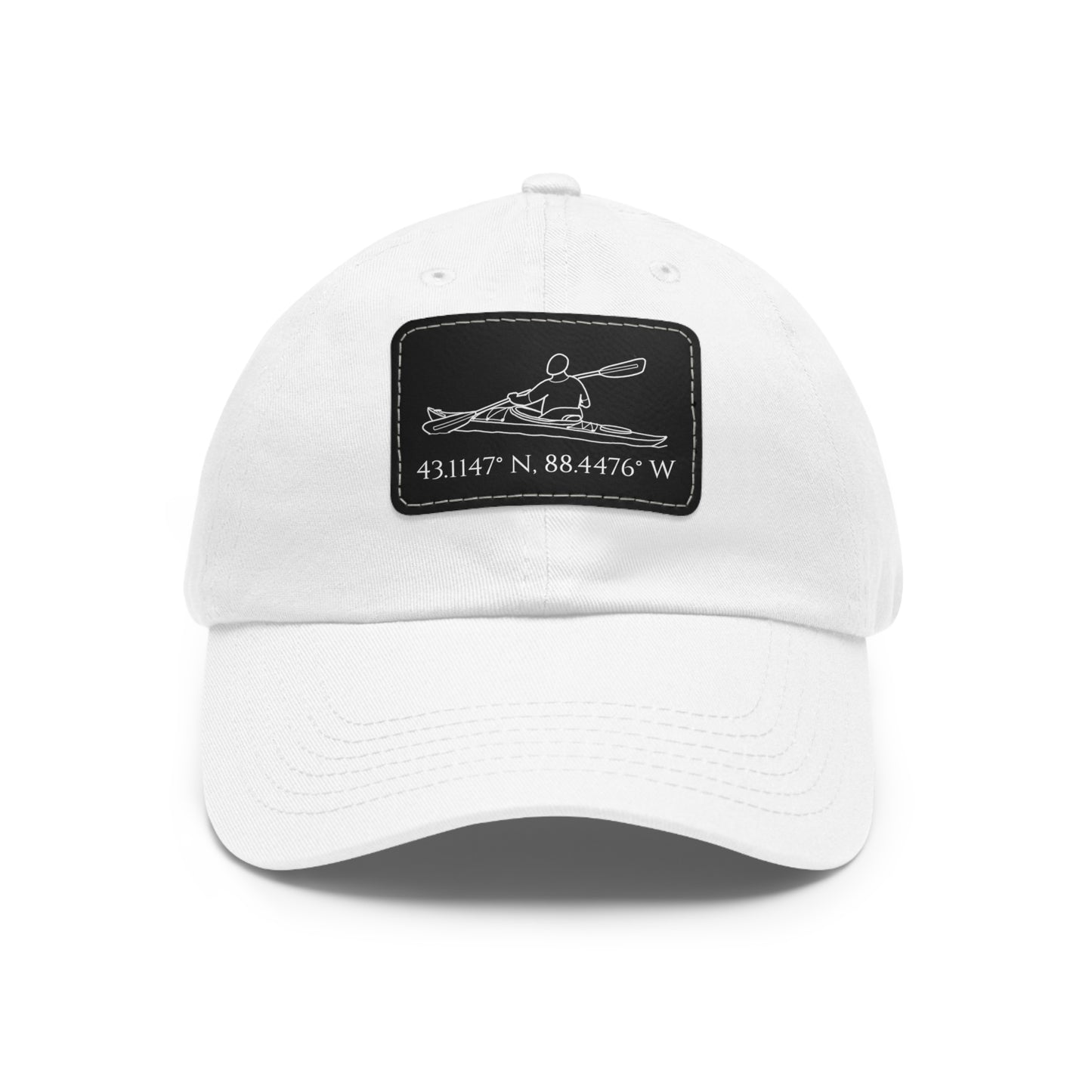 Hat with Leather Patch (Kayak Male Design)
