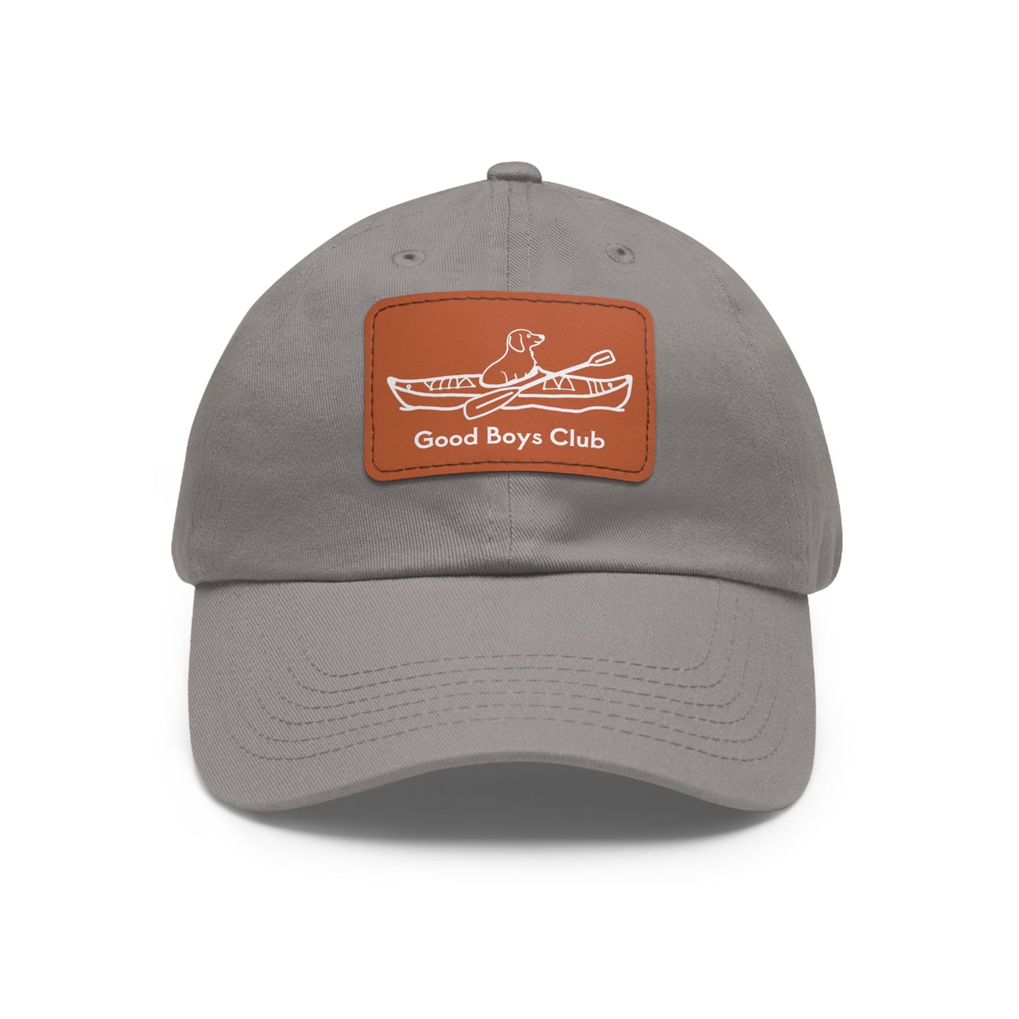 Good Boys Club Dachshund Kayak Dog - Hat with Leather Patch