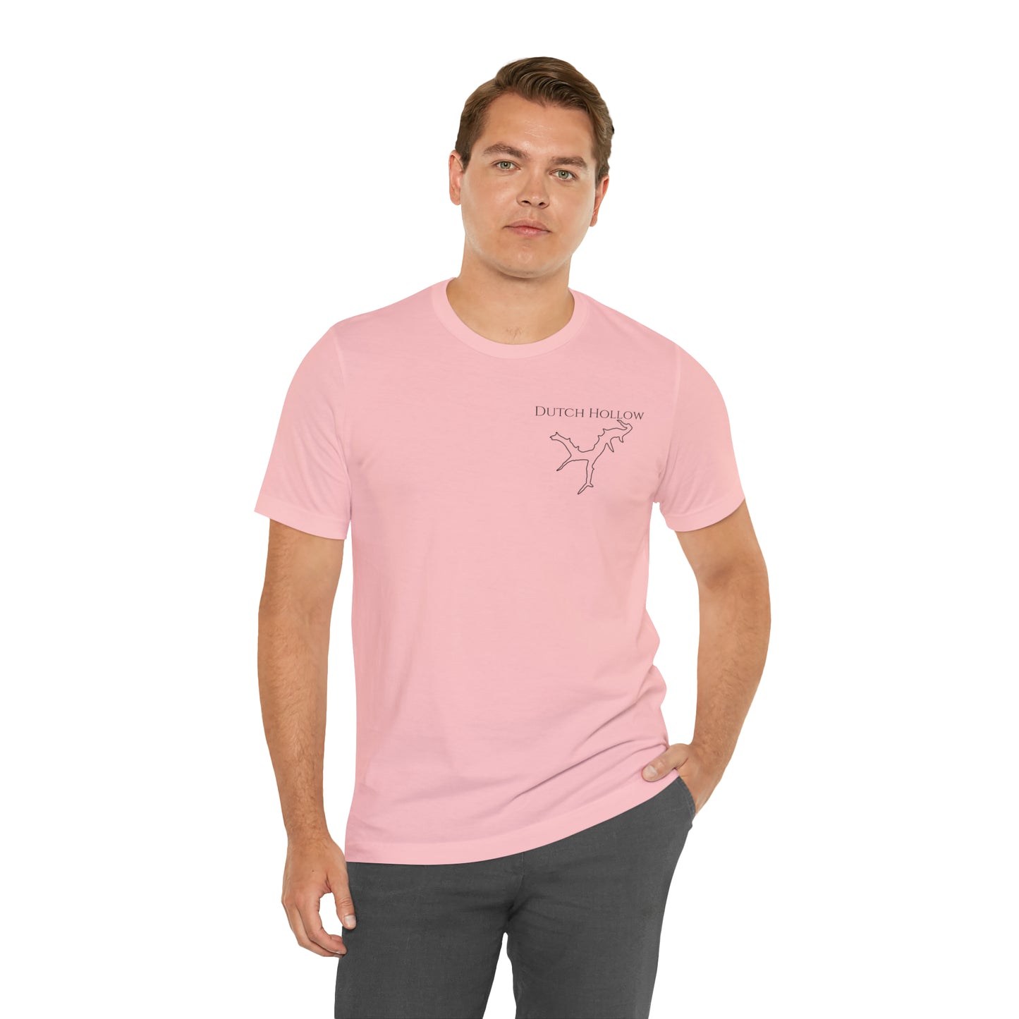 Dutch Hollow Lake, Wakeboard Float Plane - Unisex Lightweight Short Sleeve Tee