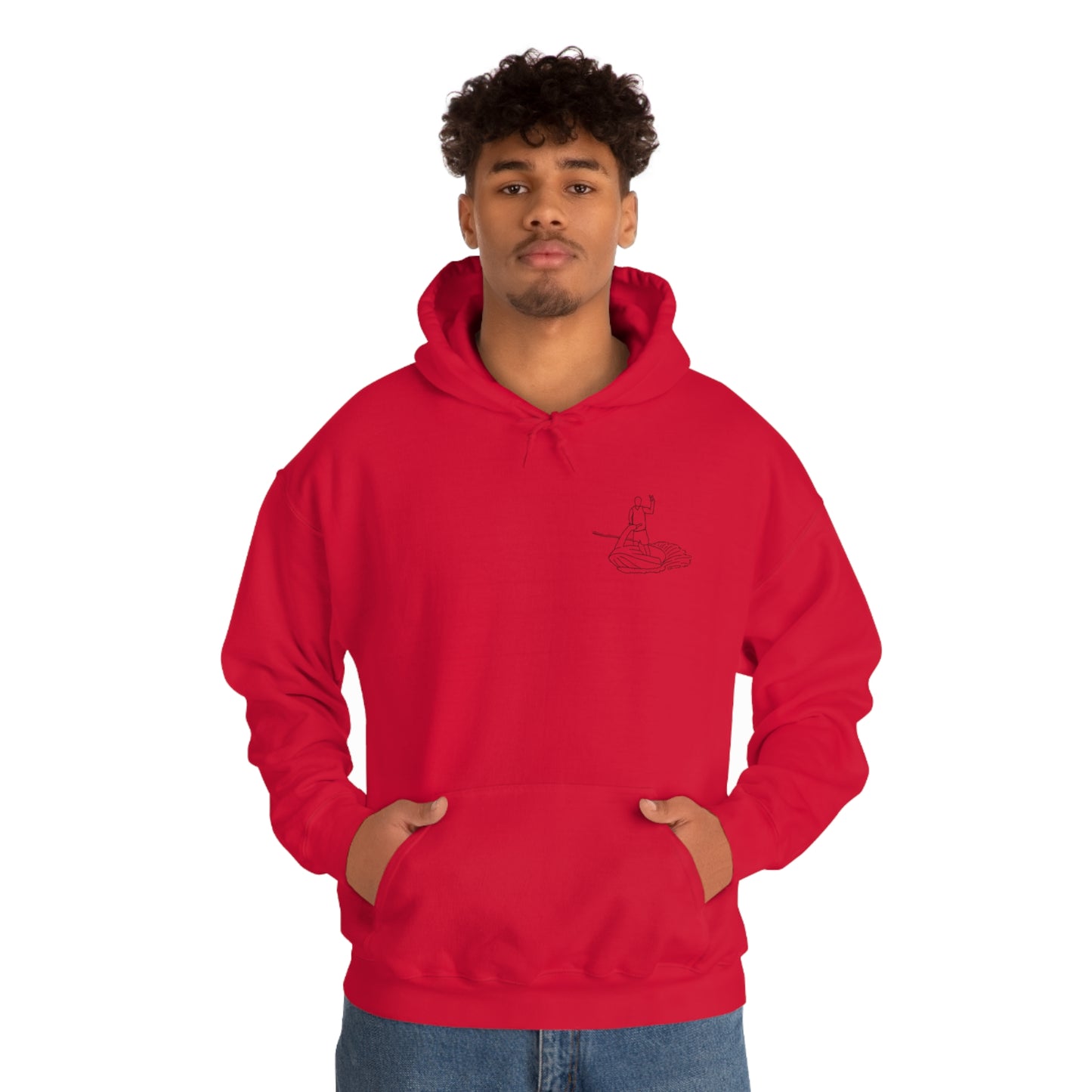 Lac LaBelle, Standup Jetski Peace - Unisex Heavy Blend Hooded Sweatshirt
