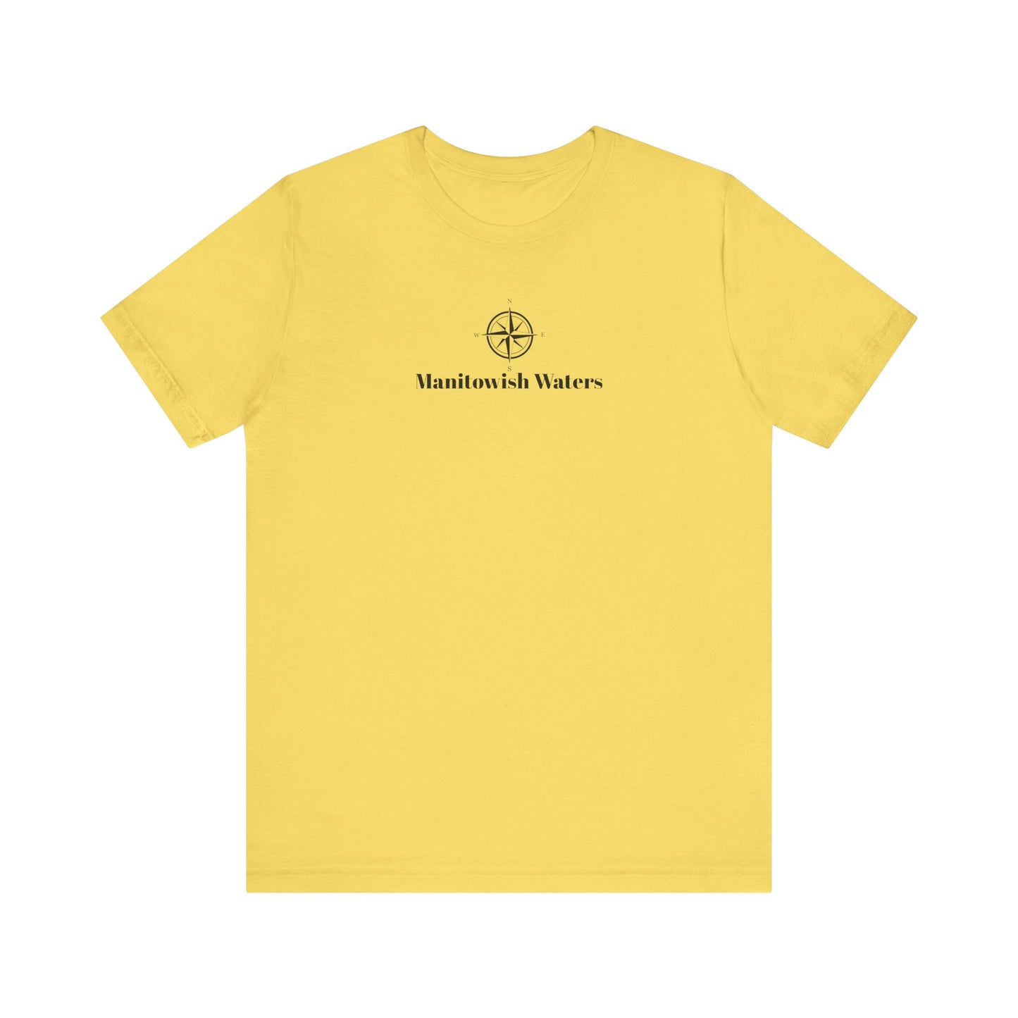 Manitowish Waters Compass Rose Unisex Lightweight Short Sleeve Tee