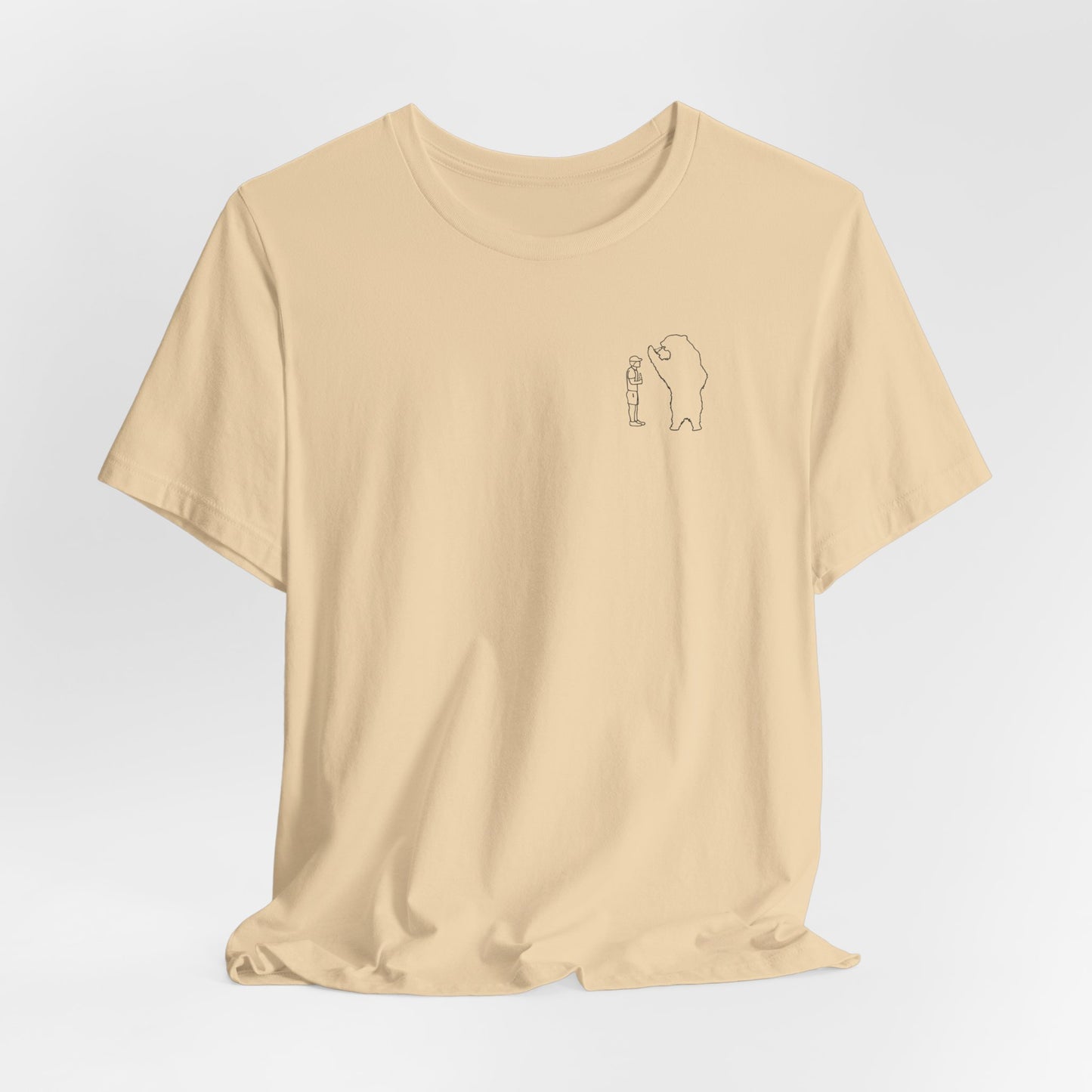 Papa Bear Yellowstone National Park Unisex Lightweight Short Sleeve Tee