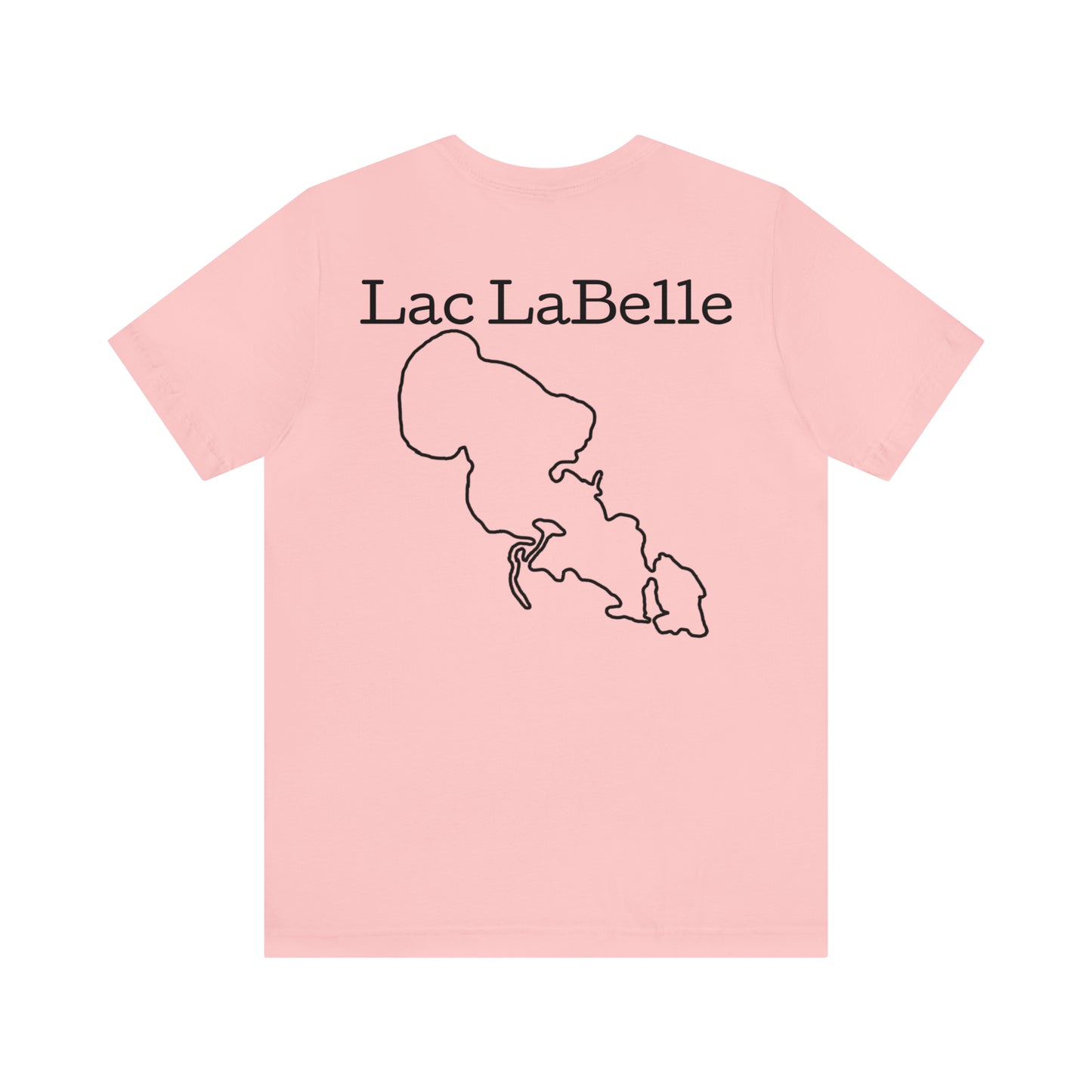Lac LaBelle, Kayak Dog - Unisex Lightweight Short Sleeve Tee