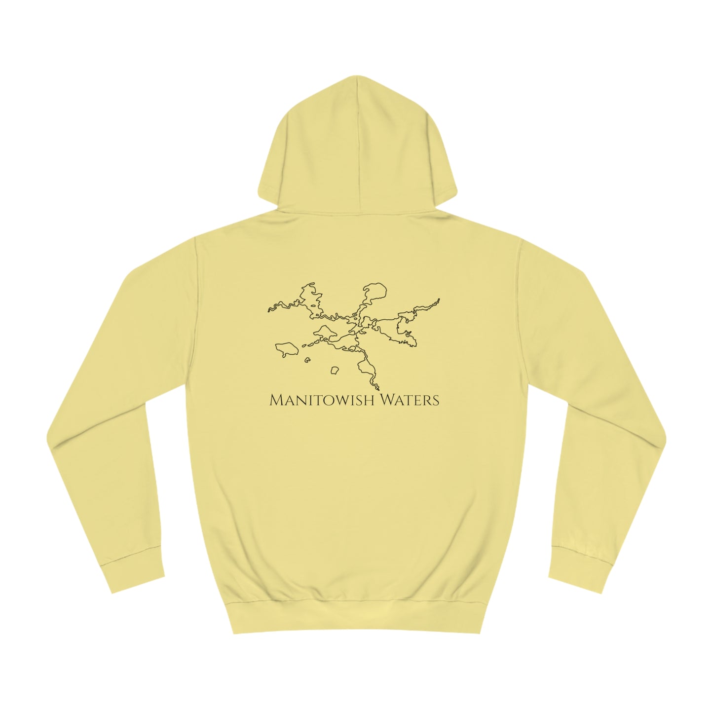 Manitowish Waters Surfing Sketch Patch - Unisex Hoodie Medium Weight